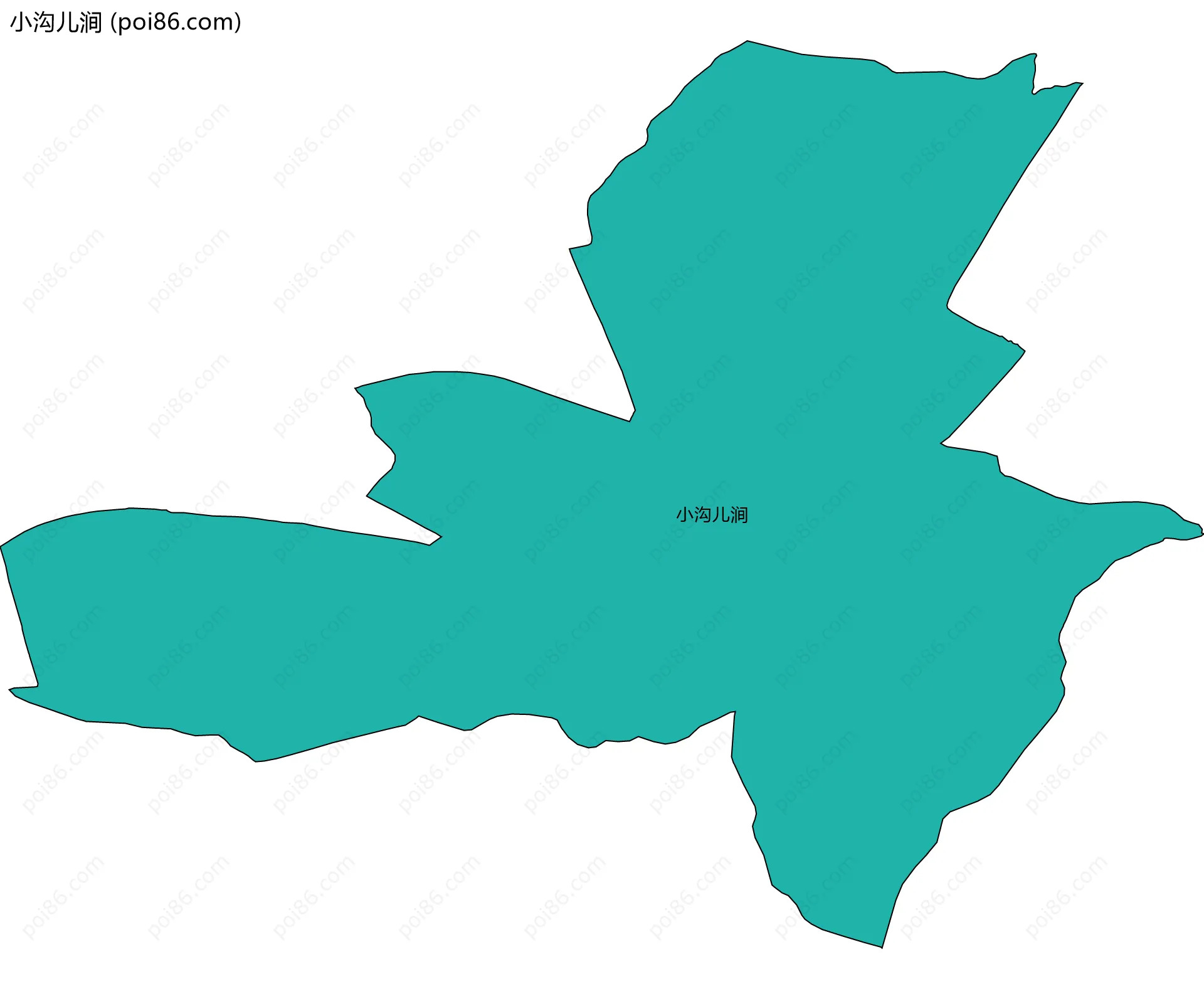 小沟儿涧边界地图