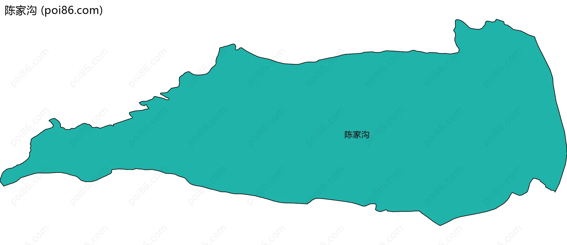 陈家沟边界地图