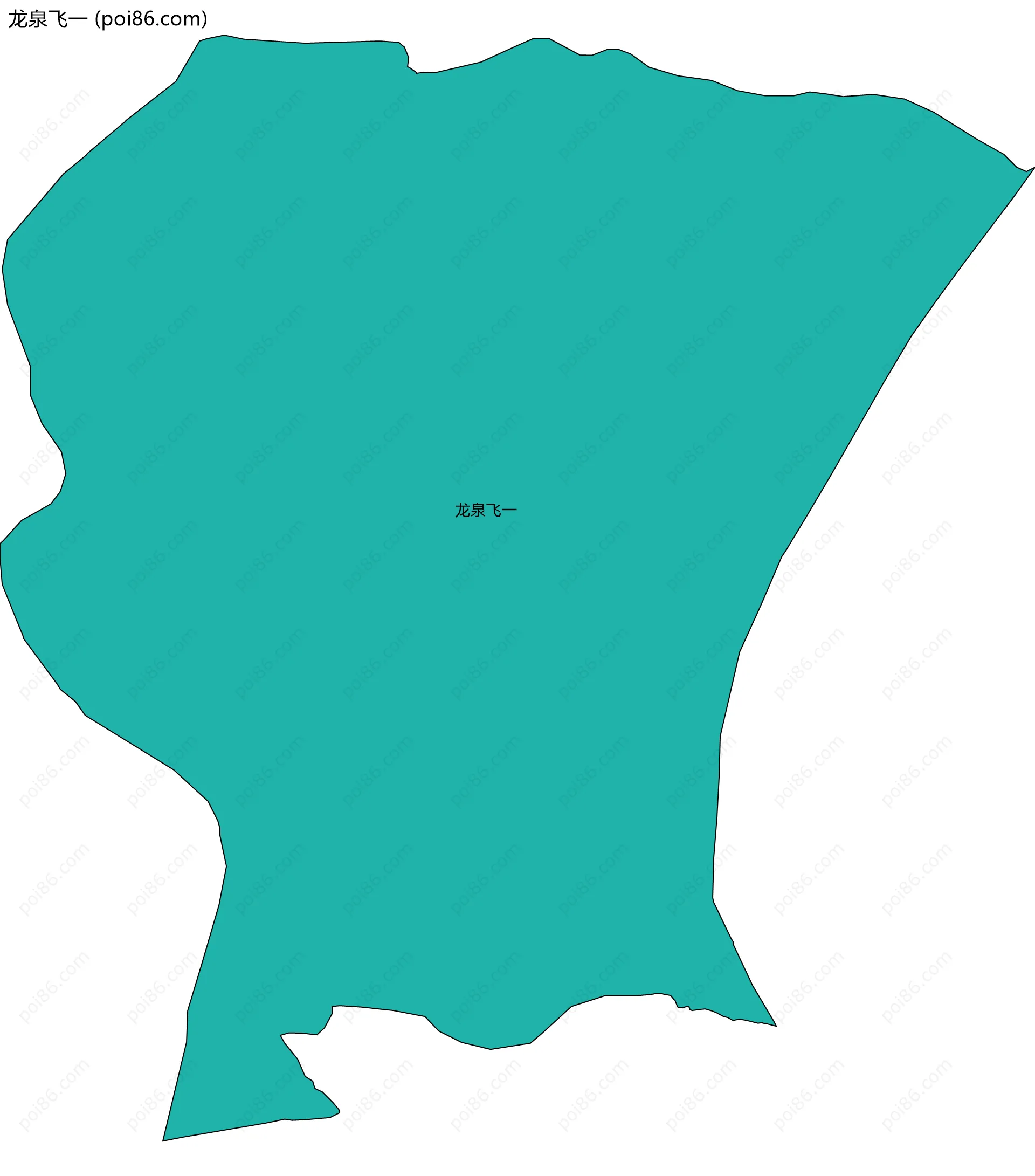 龙泉飞一边界地图