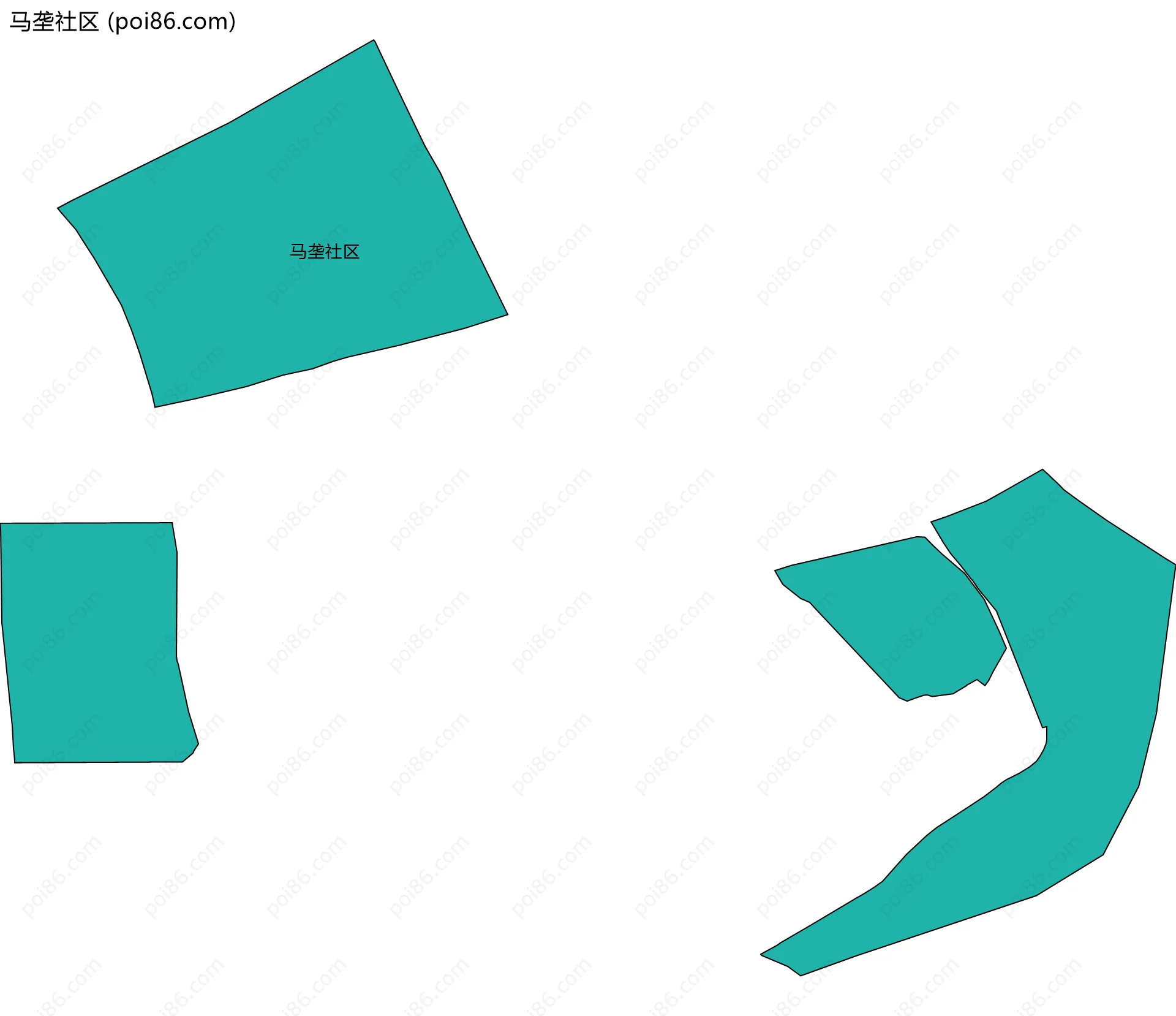 马垄社区边界地图