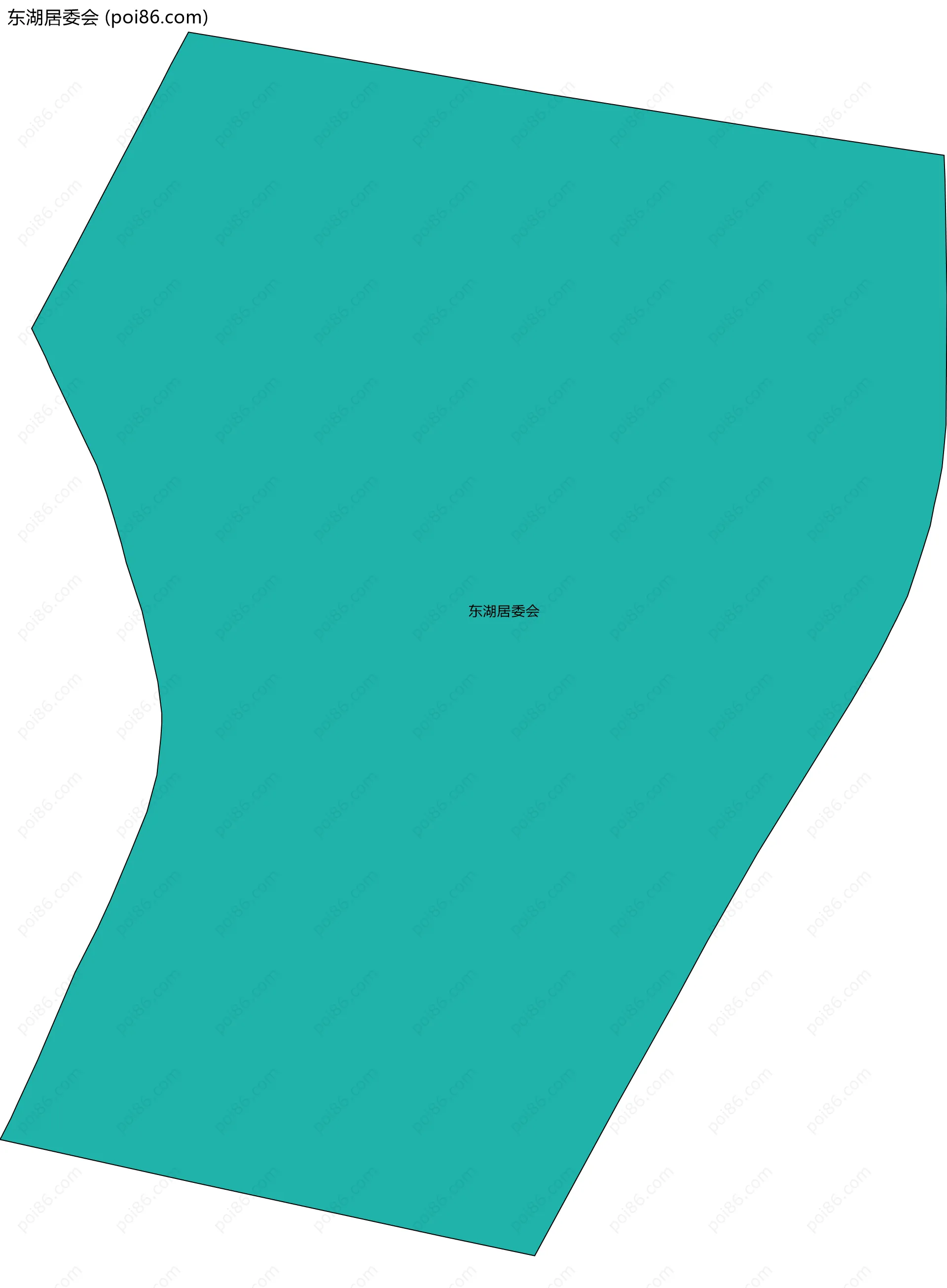 东湖居委会边界地图