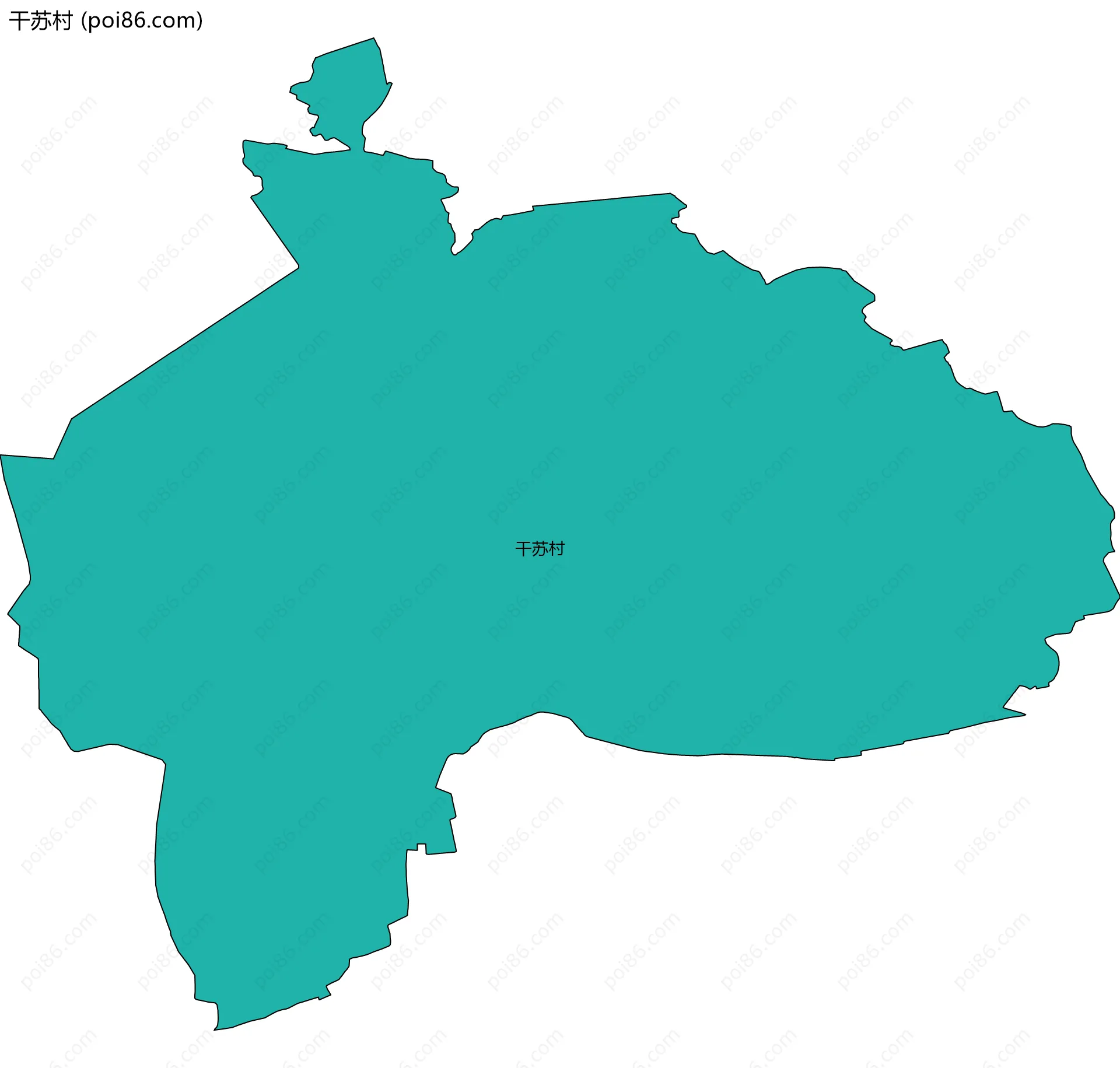 干苏村边界地图