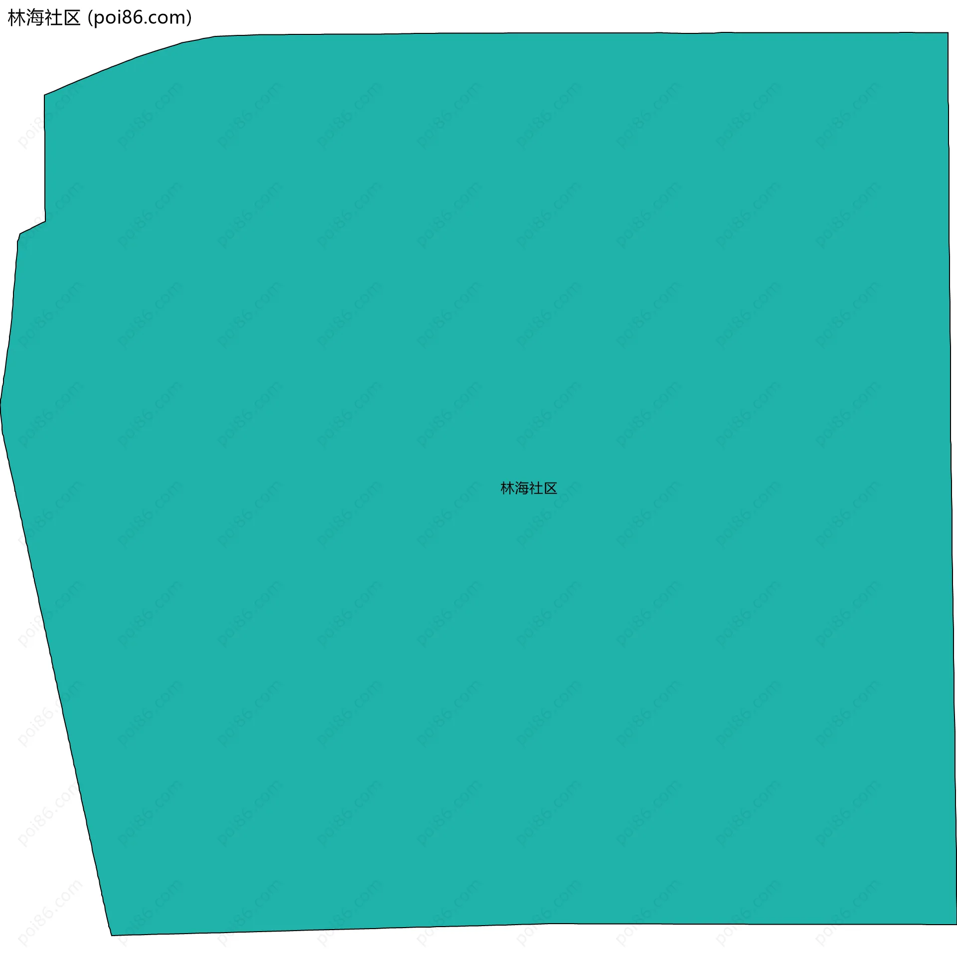 林海社区边界地图