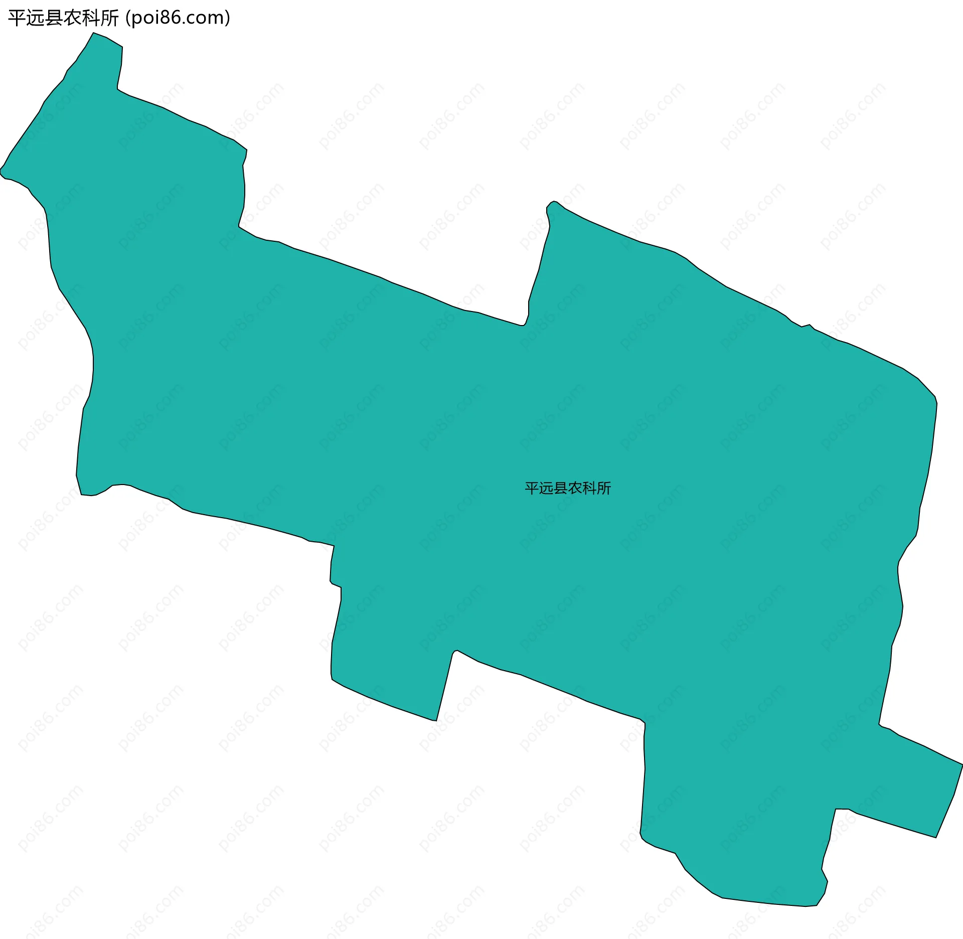 平远县农科所边界地图