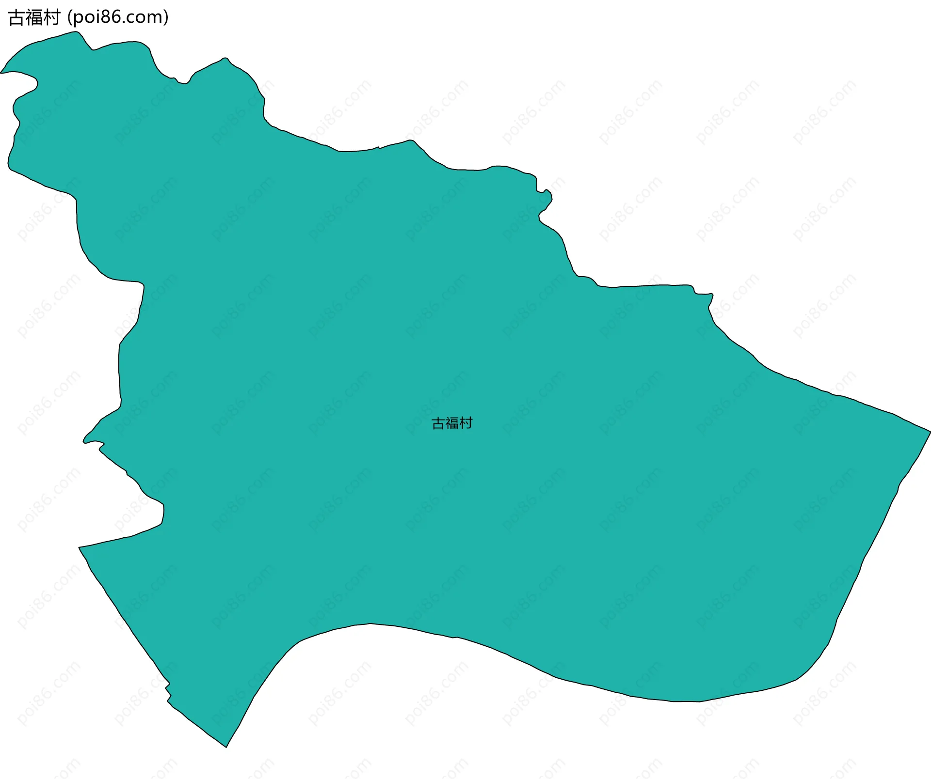 古福村边界地图