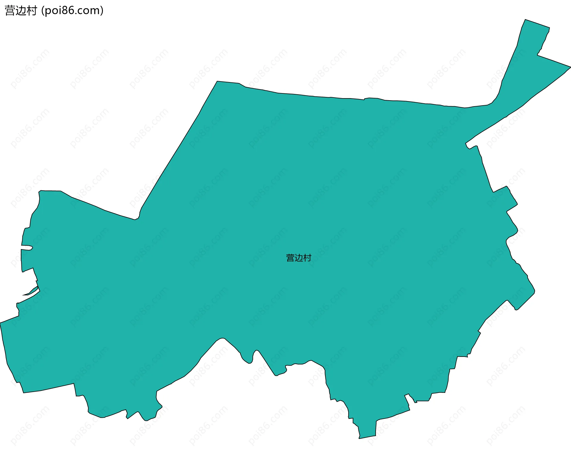 营边村边界地图