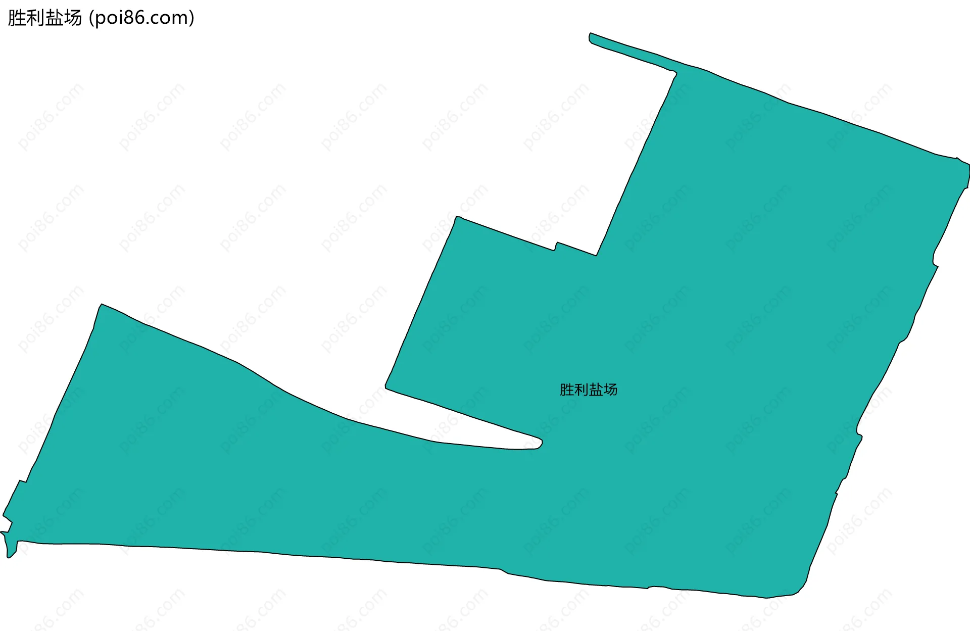 胜利盐场边界地图