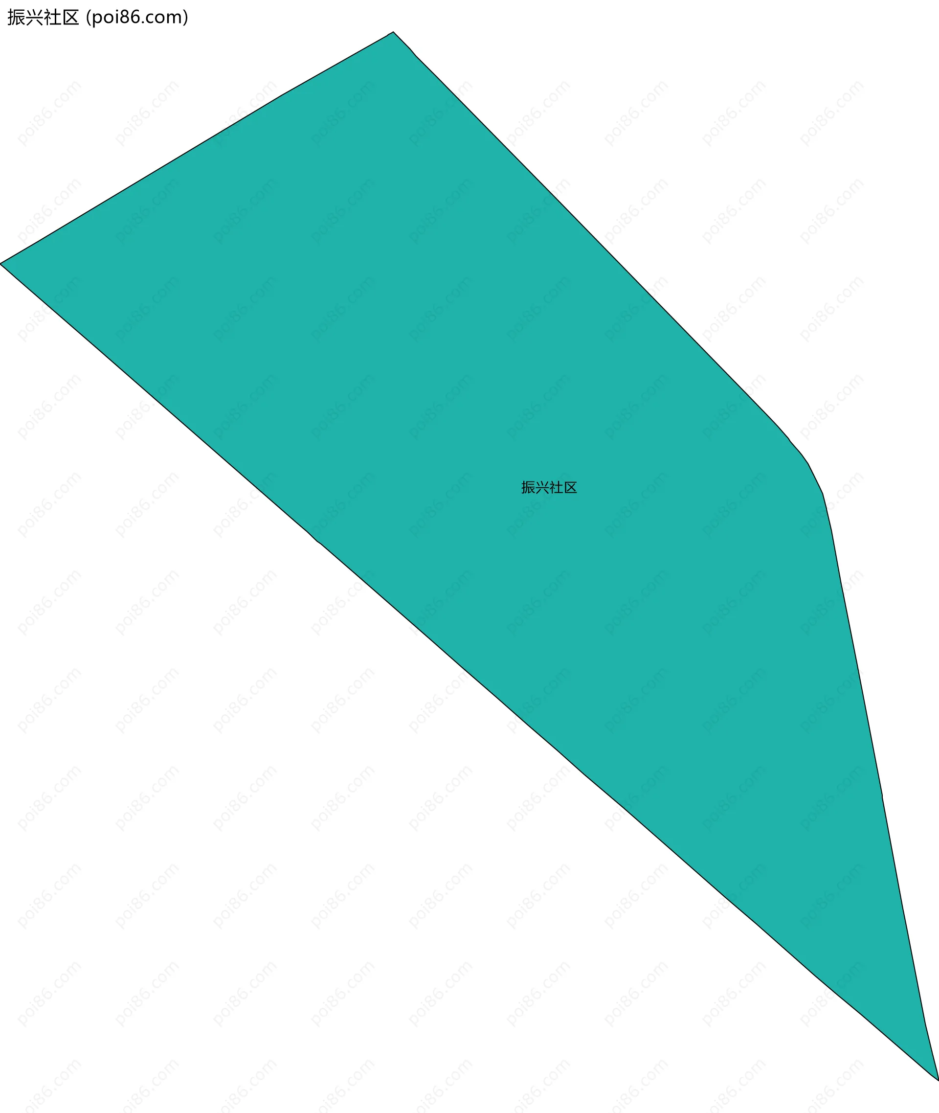 振兴社区边界地图