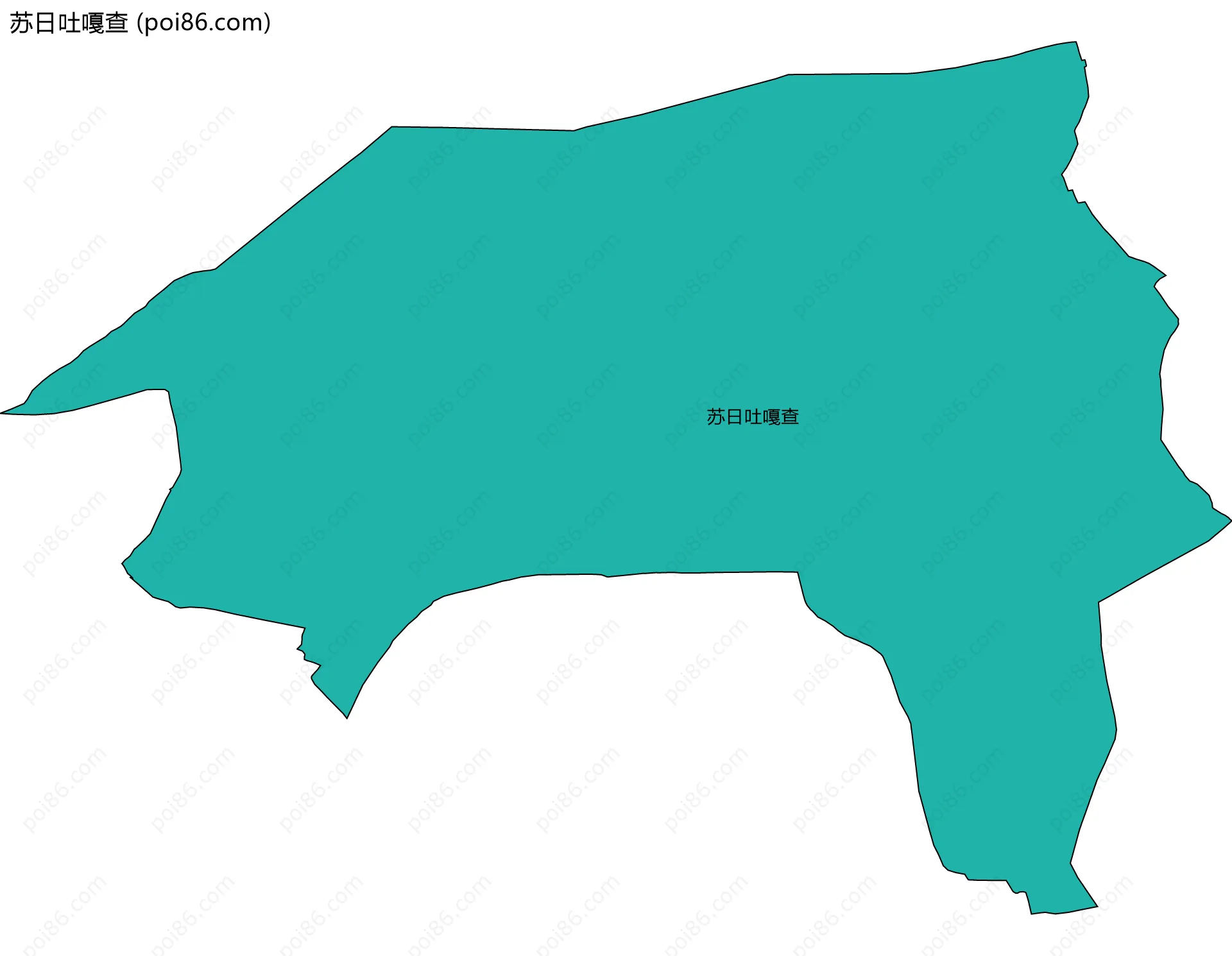 苏日吐嘎查边界地图