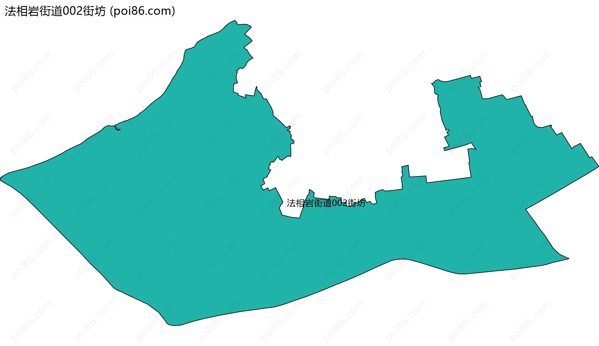 法相岩街道002街坊边界地图