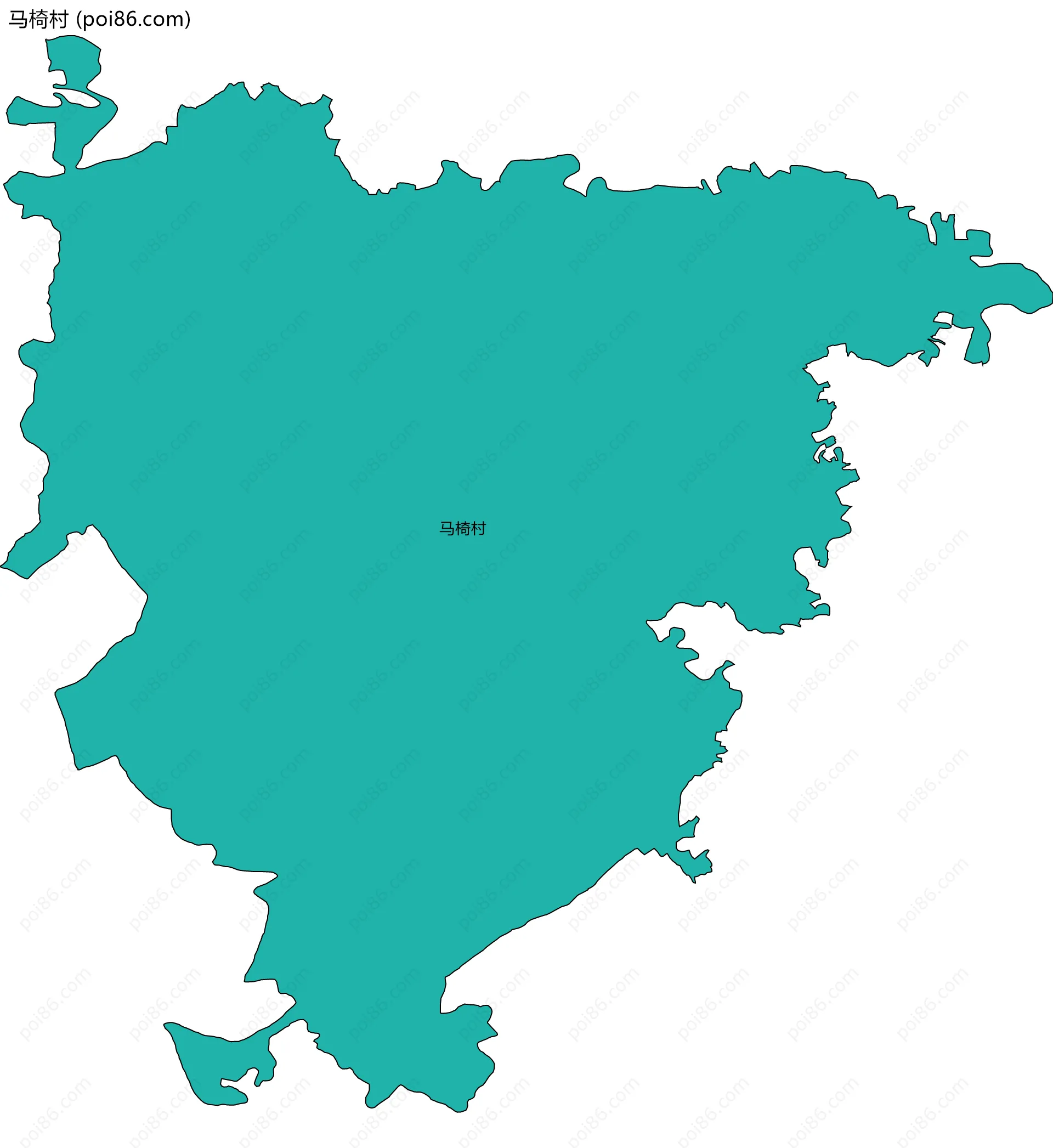 马椅村边界地图