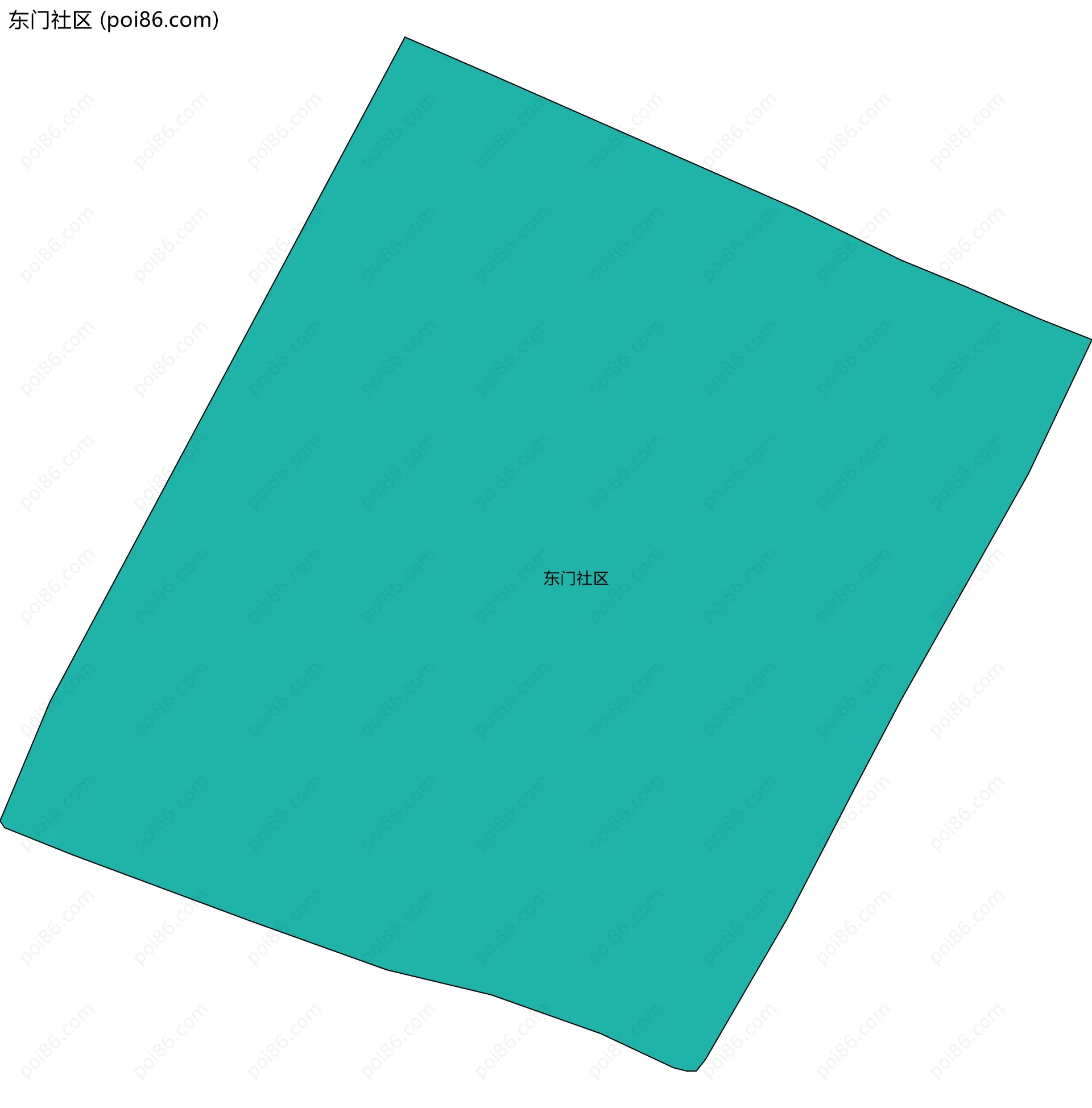 东门社区边界地图