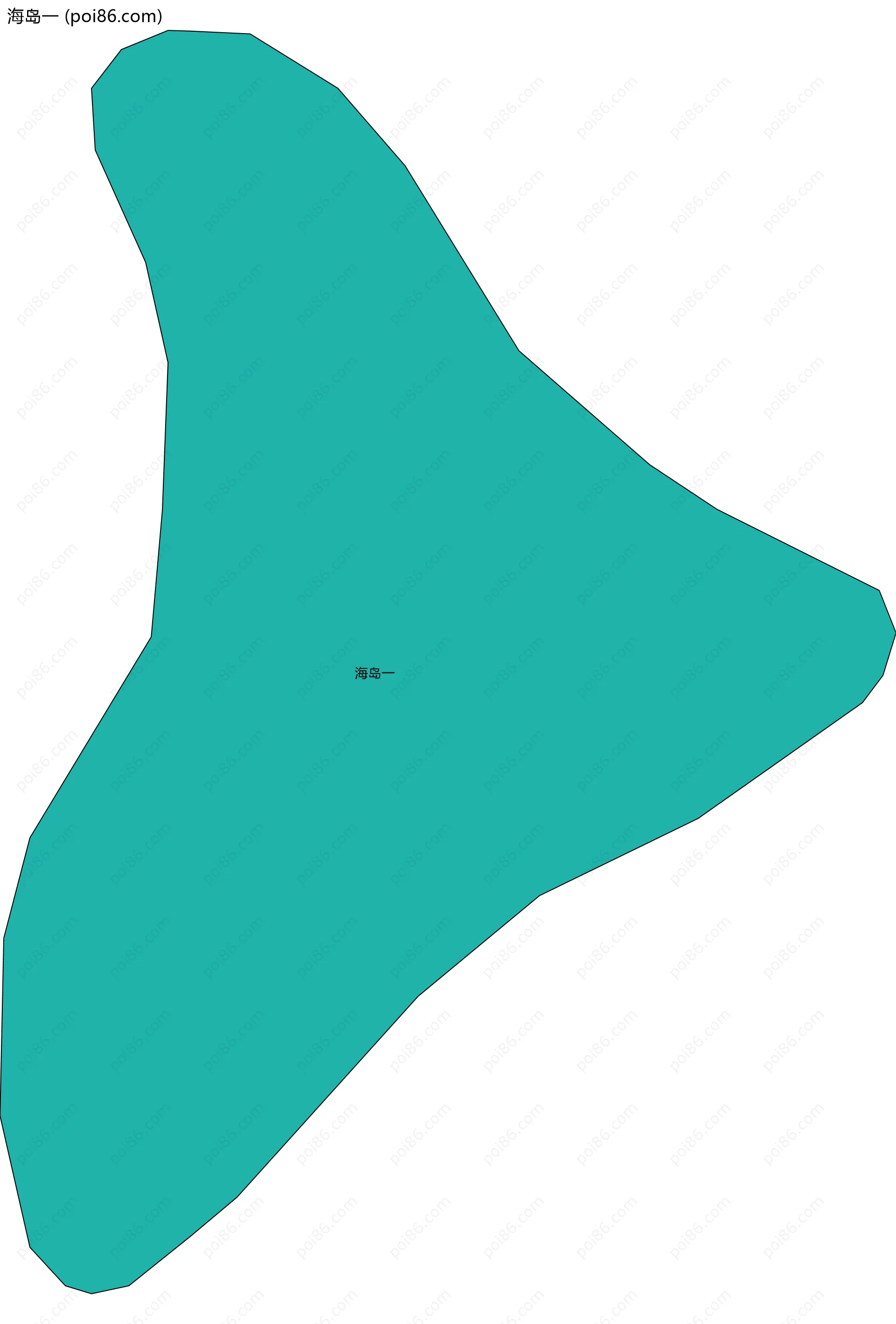 海岛一边界地图