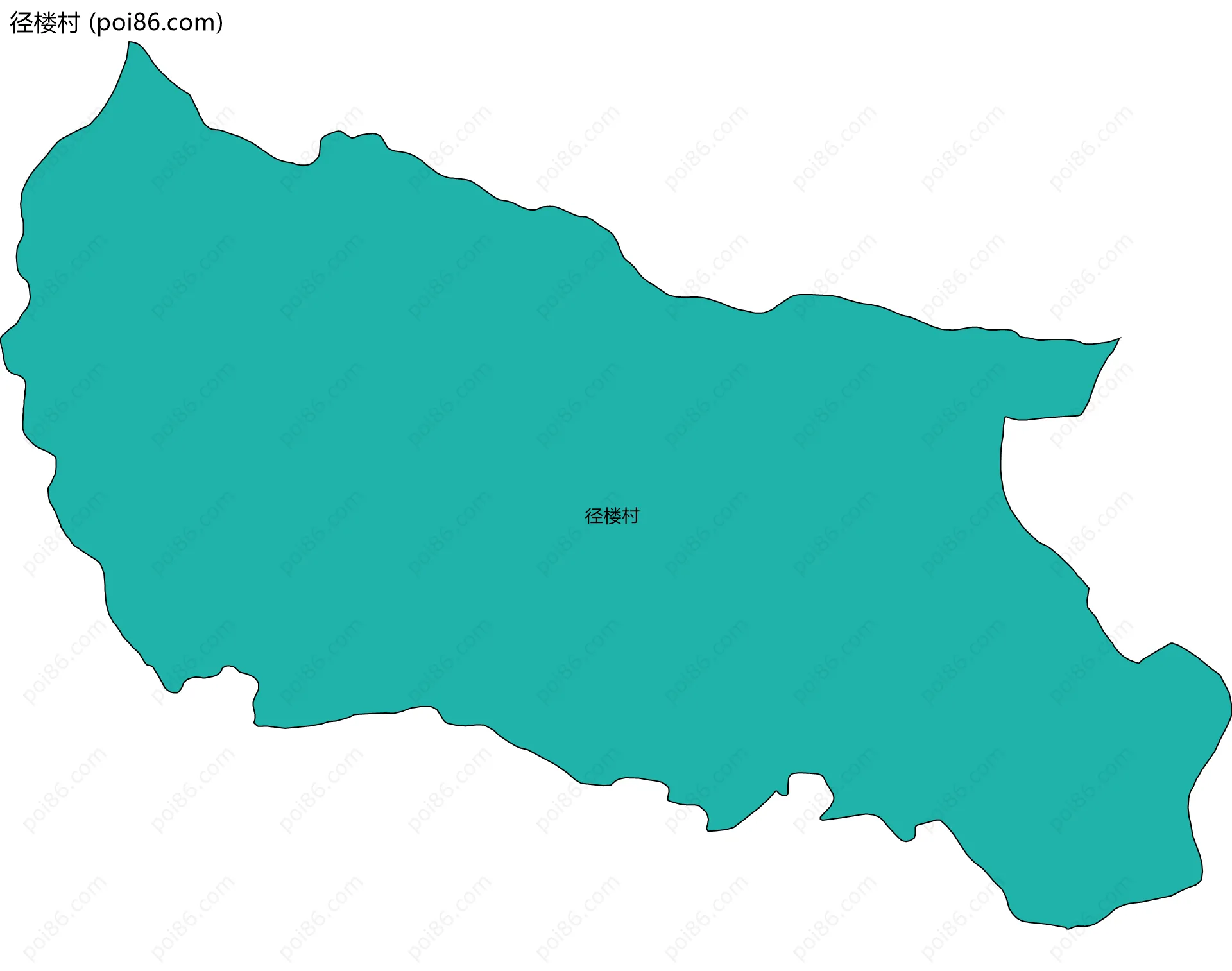 径楼村边界地图