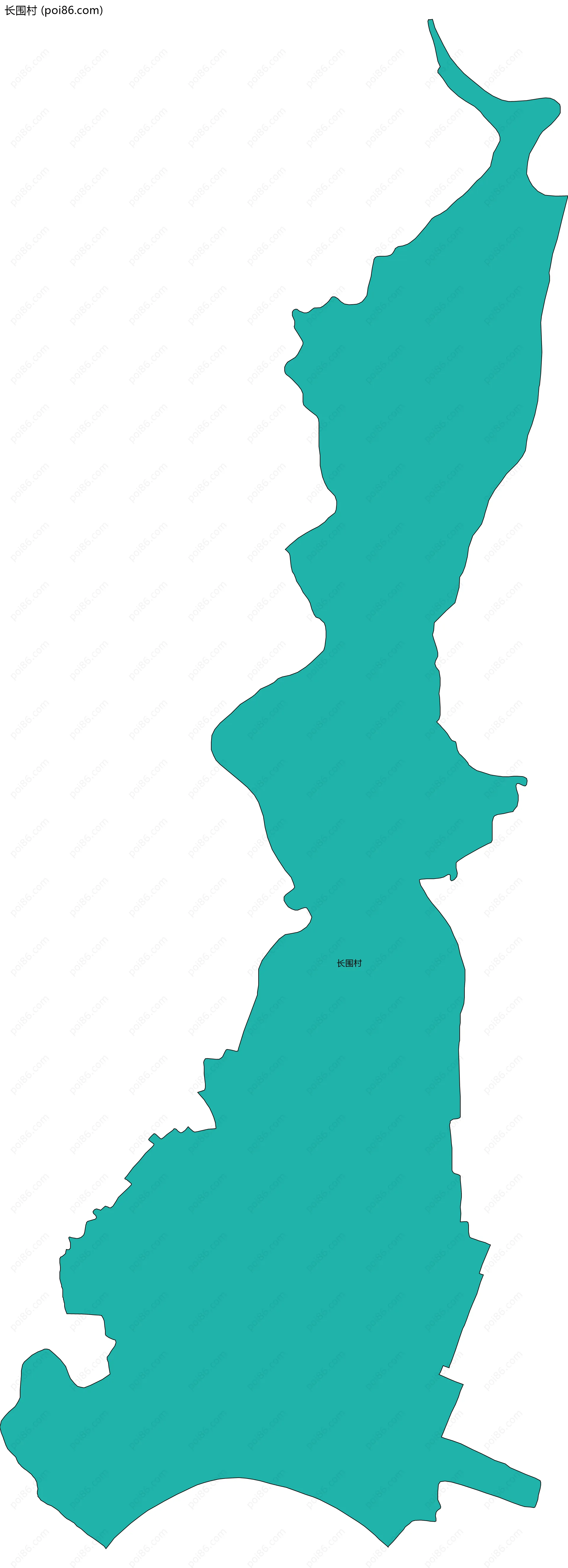 长围村边界地图