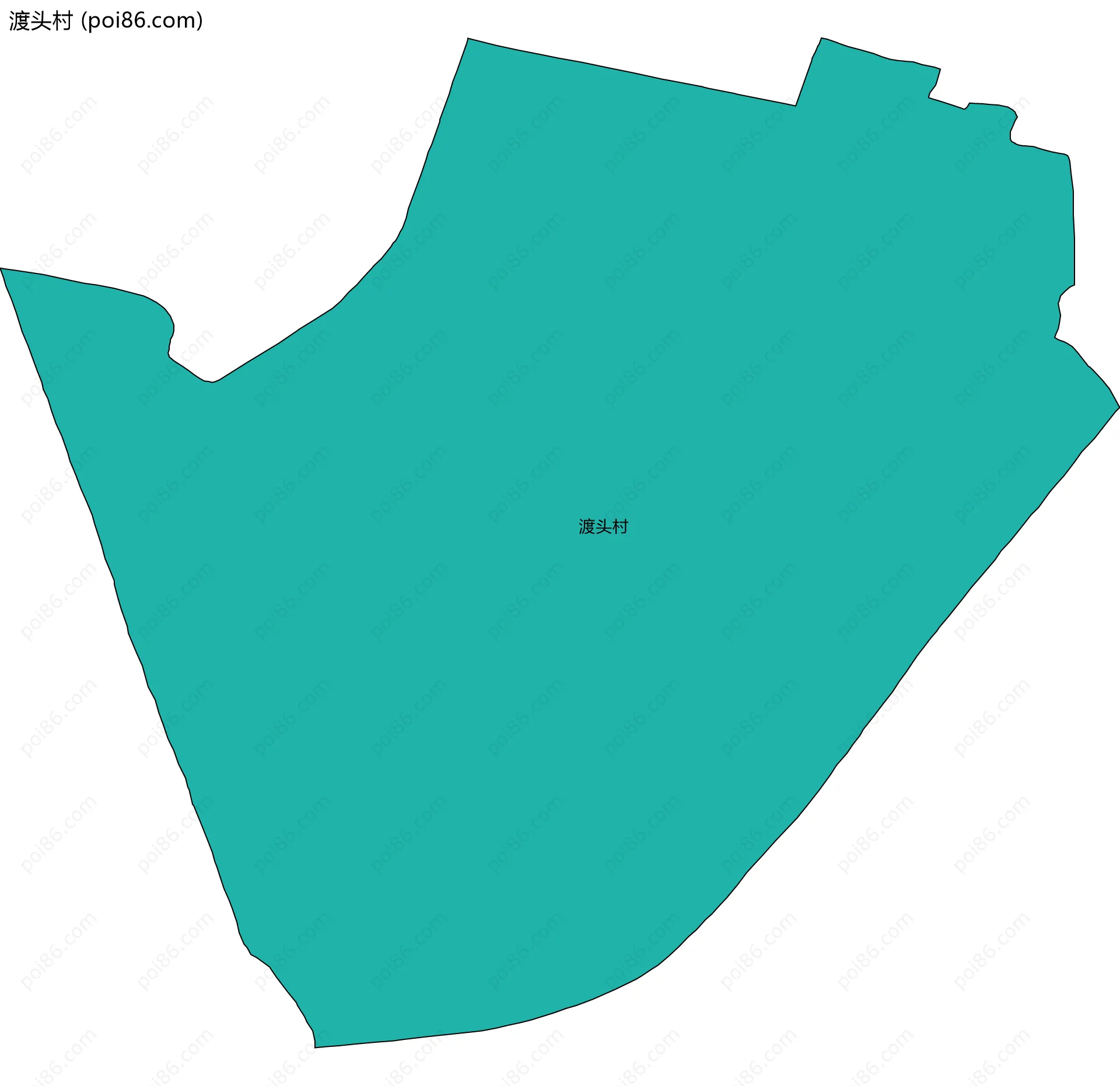 渡头村边界地图