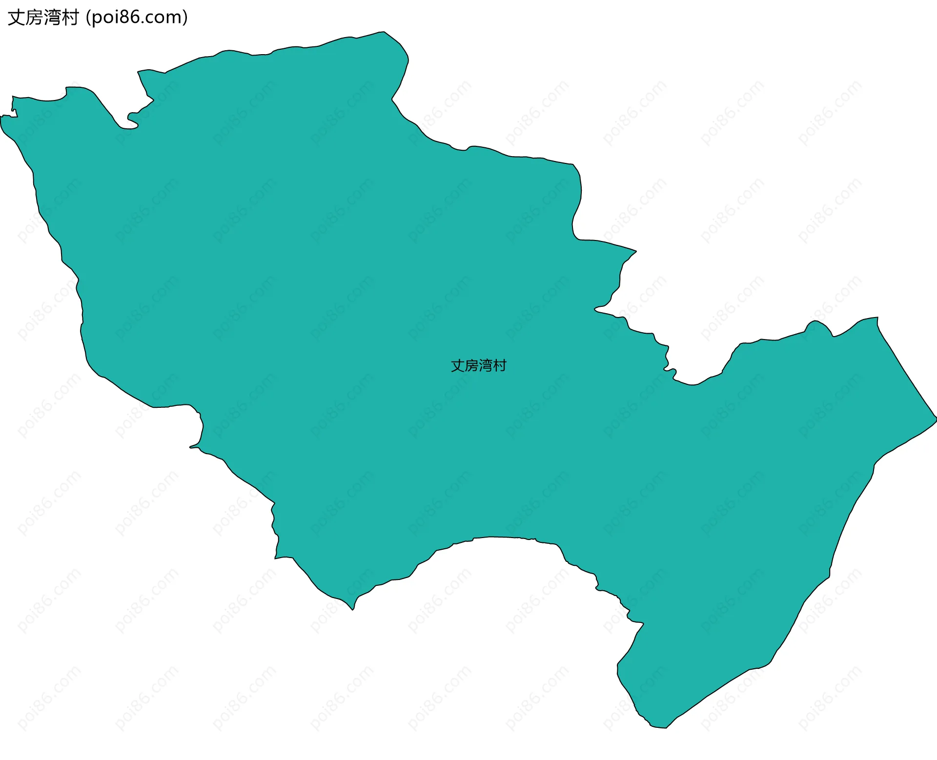 丈房湾村边界地图