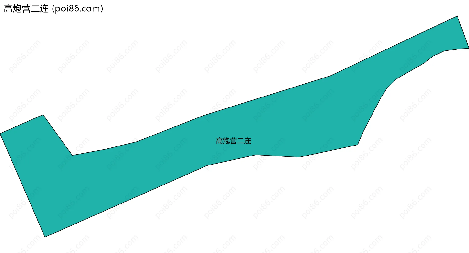 高炮营二连边界地图