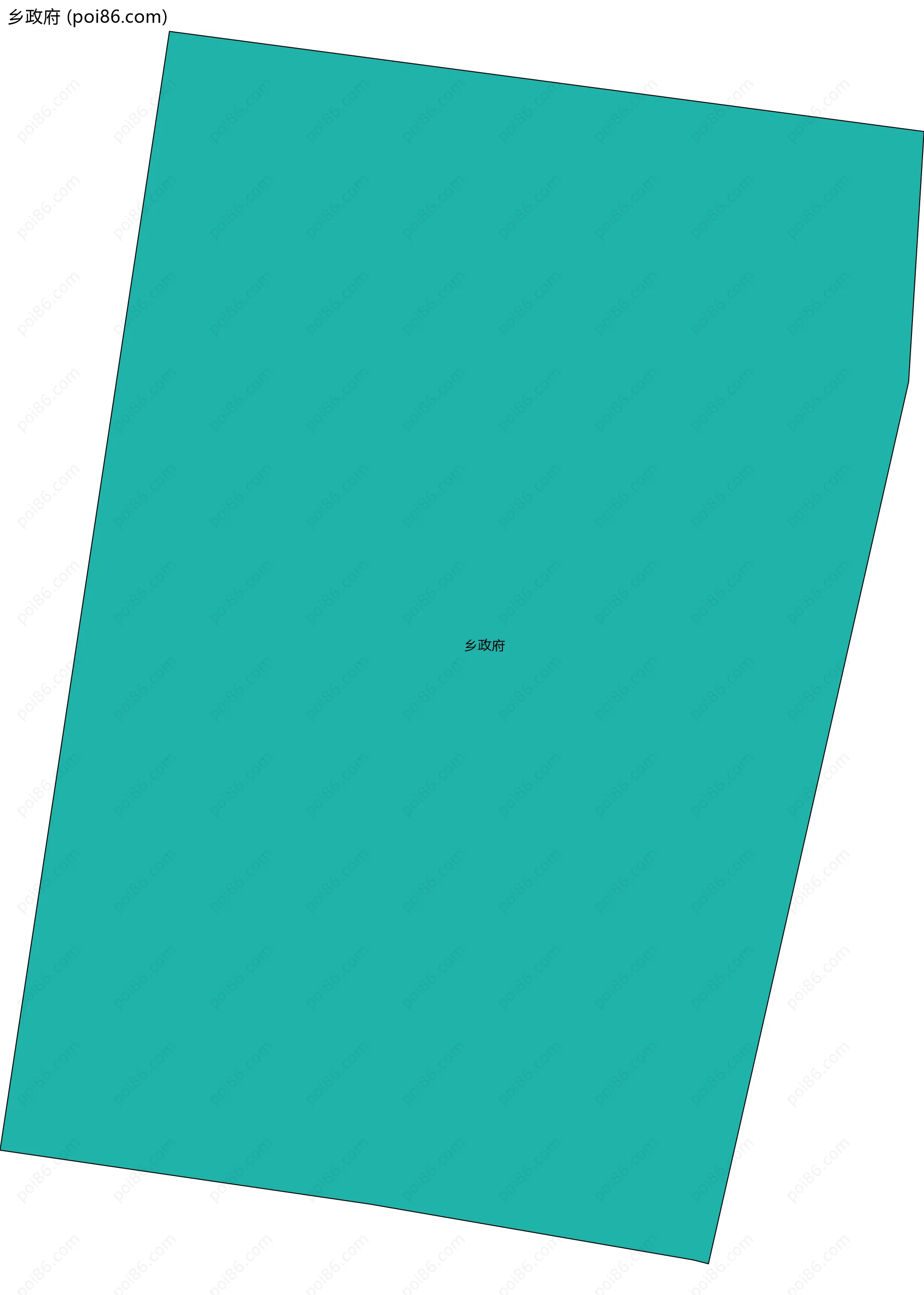 乡政府边界地图