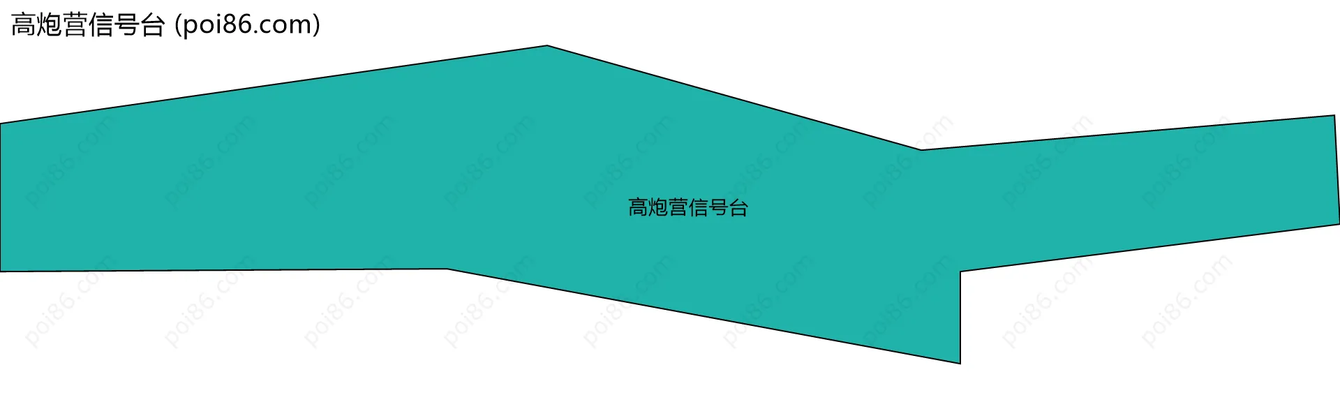 高炮营信号台边界地图