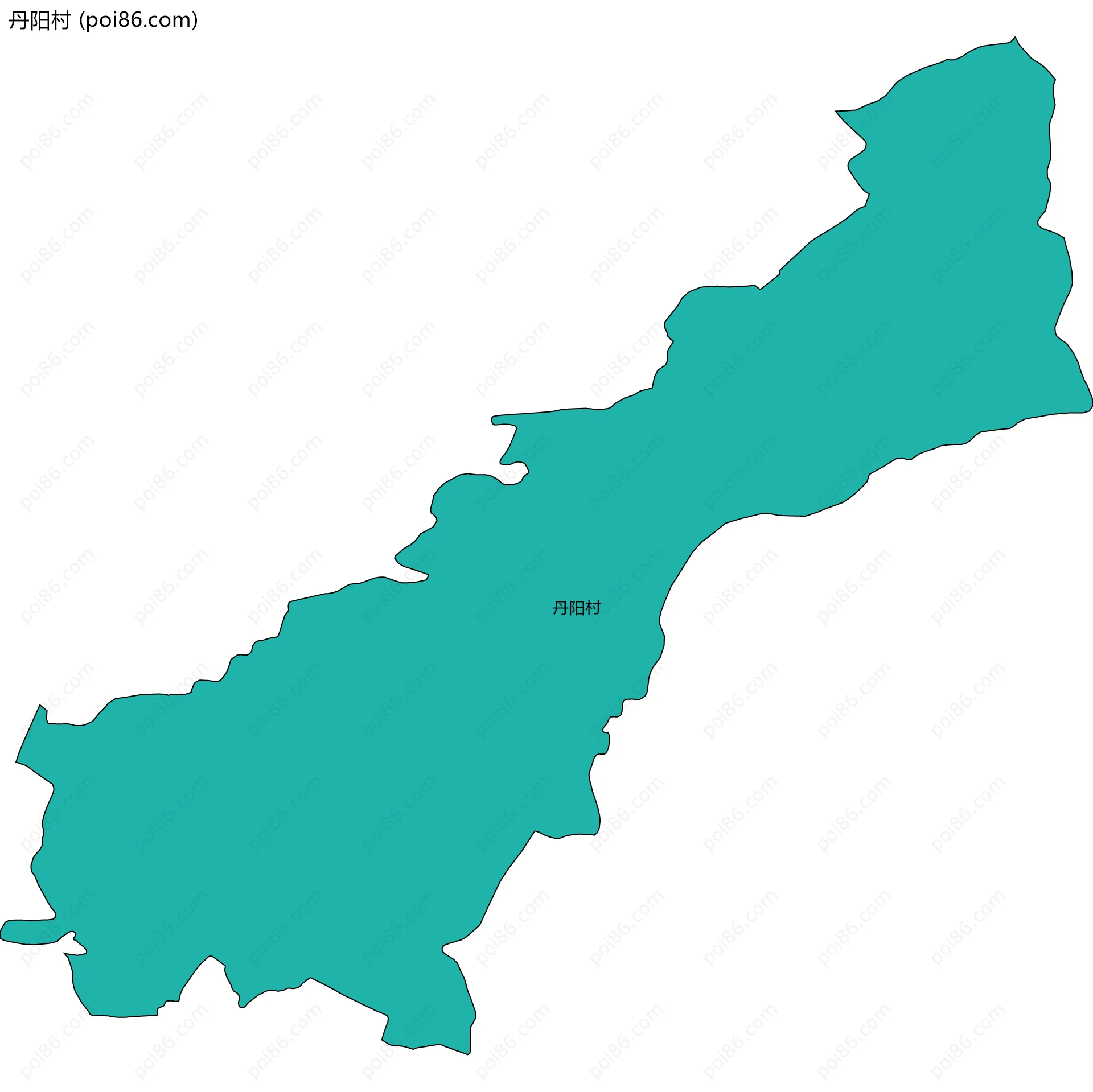 丹阳村边界地图