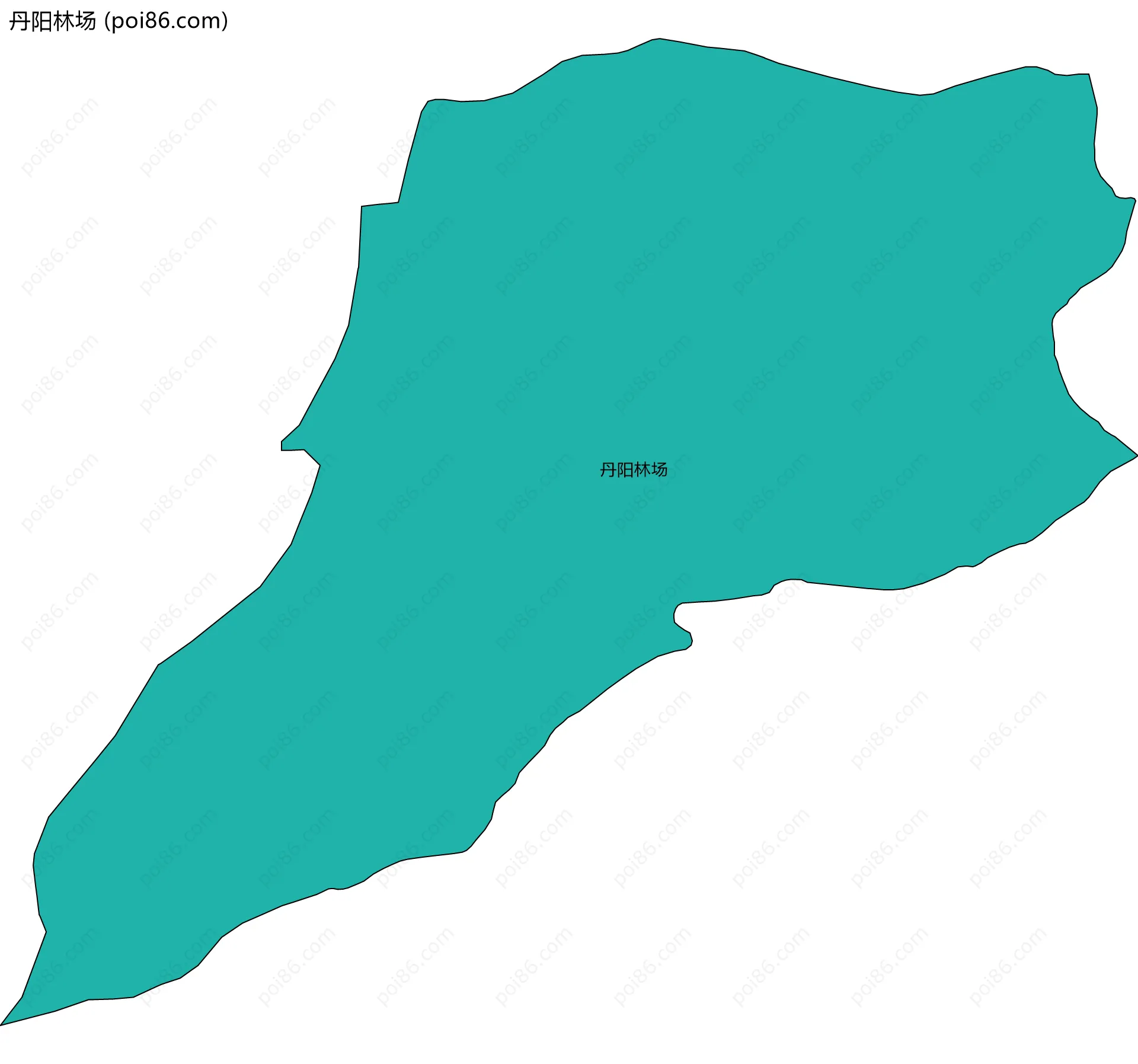 丹阳林场边界地图