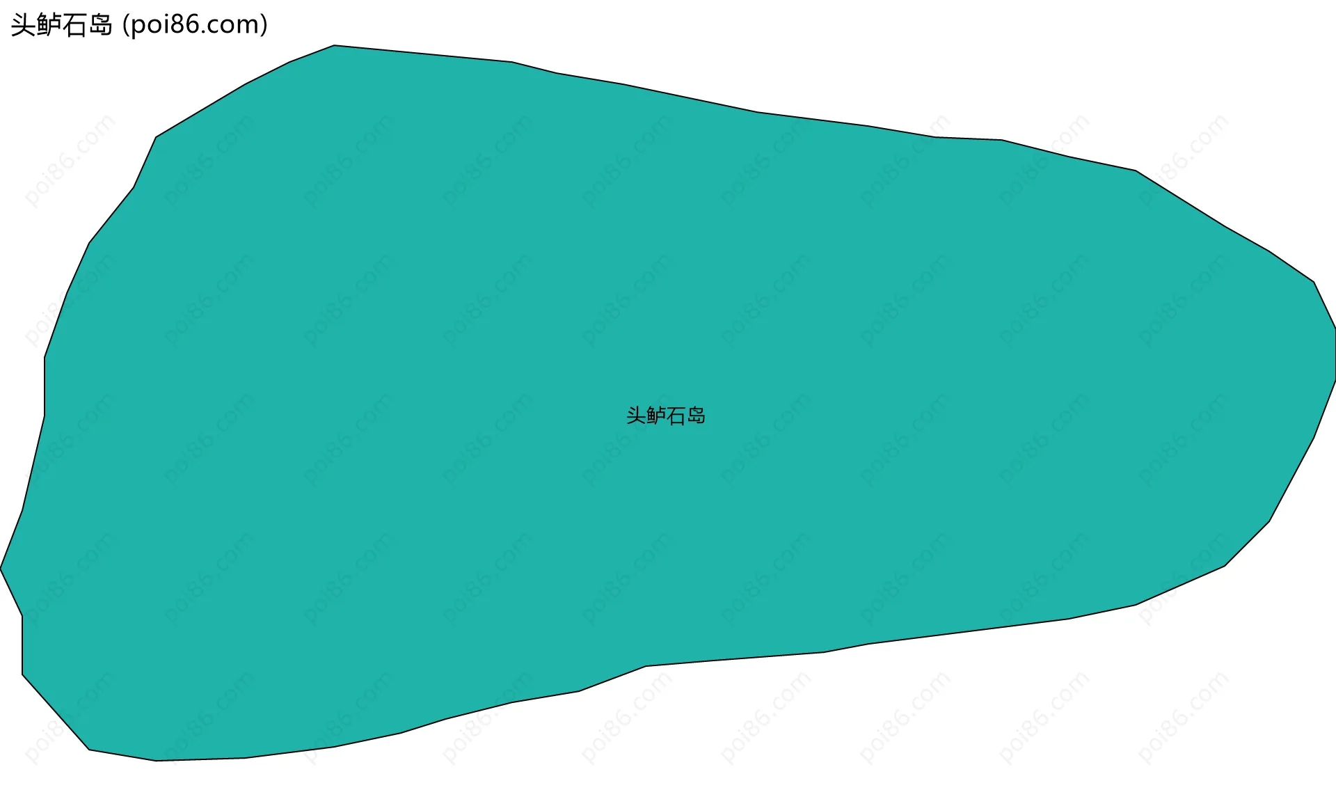 头鲈石岛边界地图
