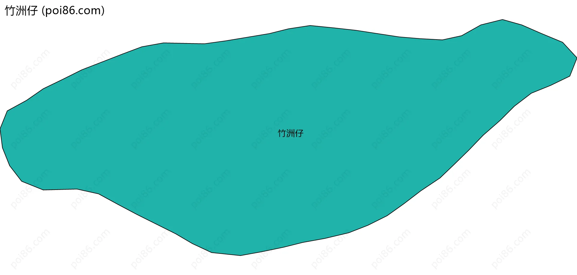 竹洲仔边界地图