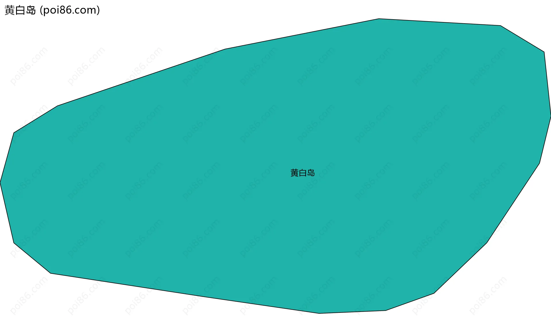 黄白岛边界地图