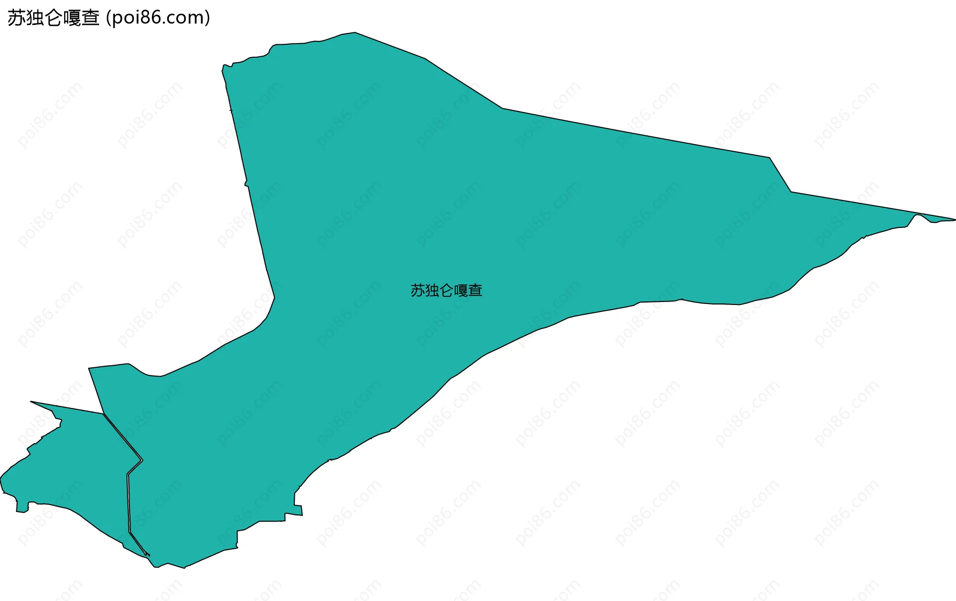 苏独仑嘎查边界地图