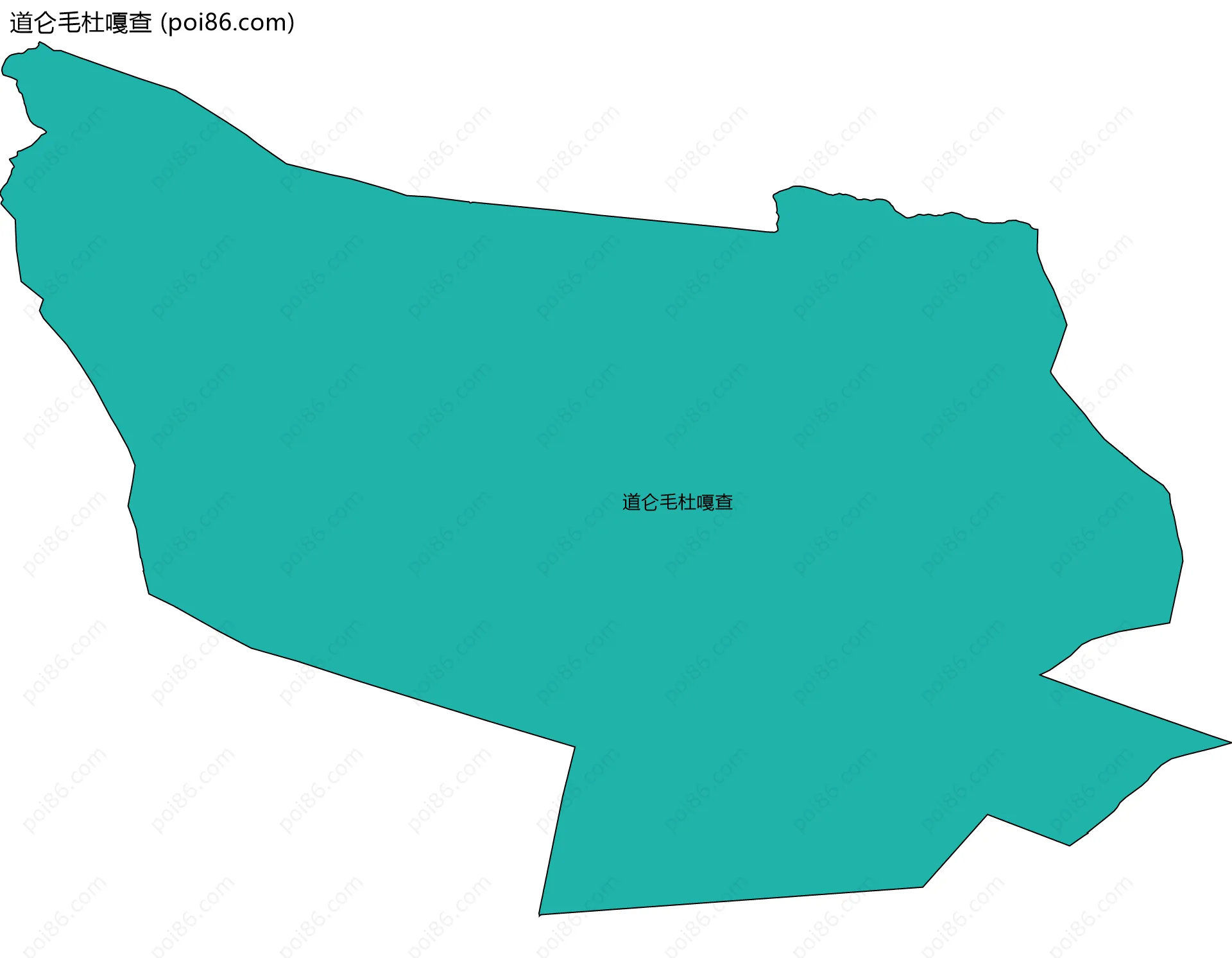 道仑毛杜嘎查边界地图