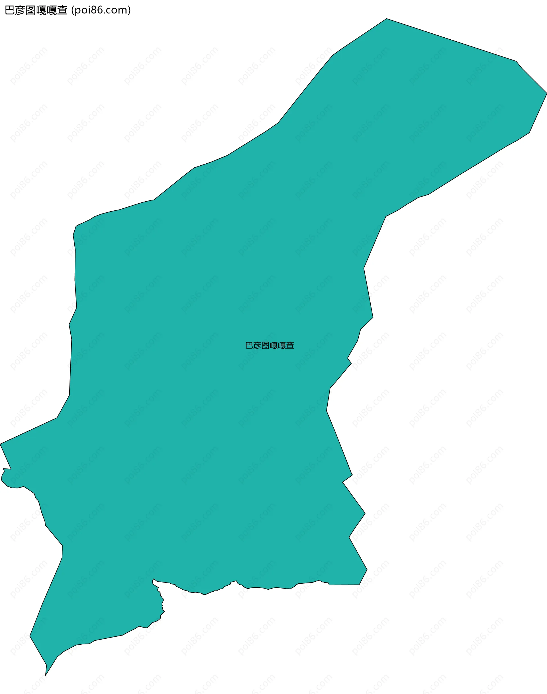 巴彦图嘎嘎查边界地图