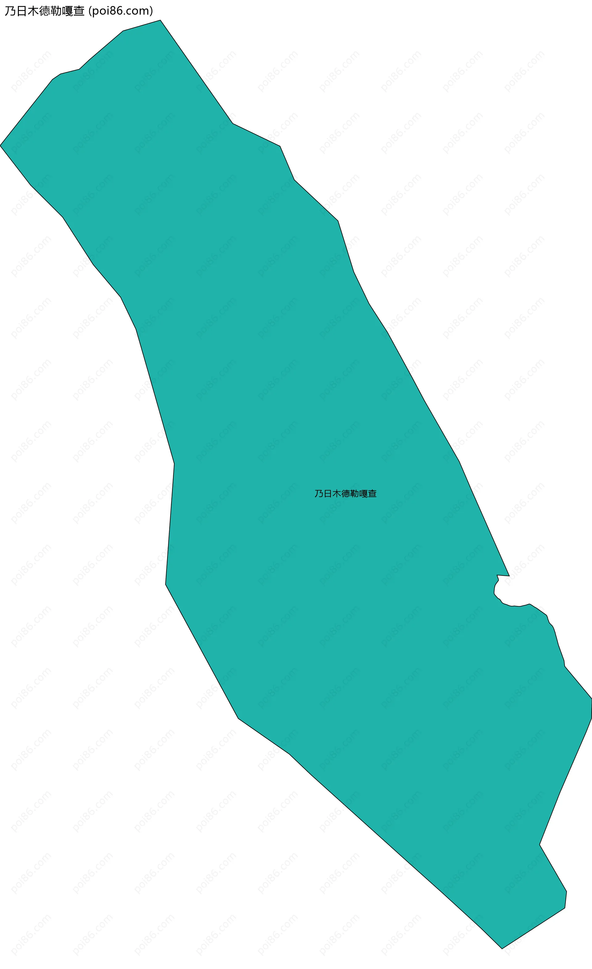乃日木德勒嘎查边界地图