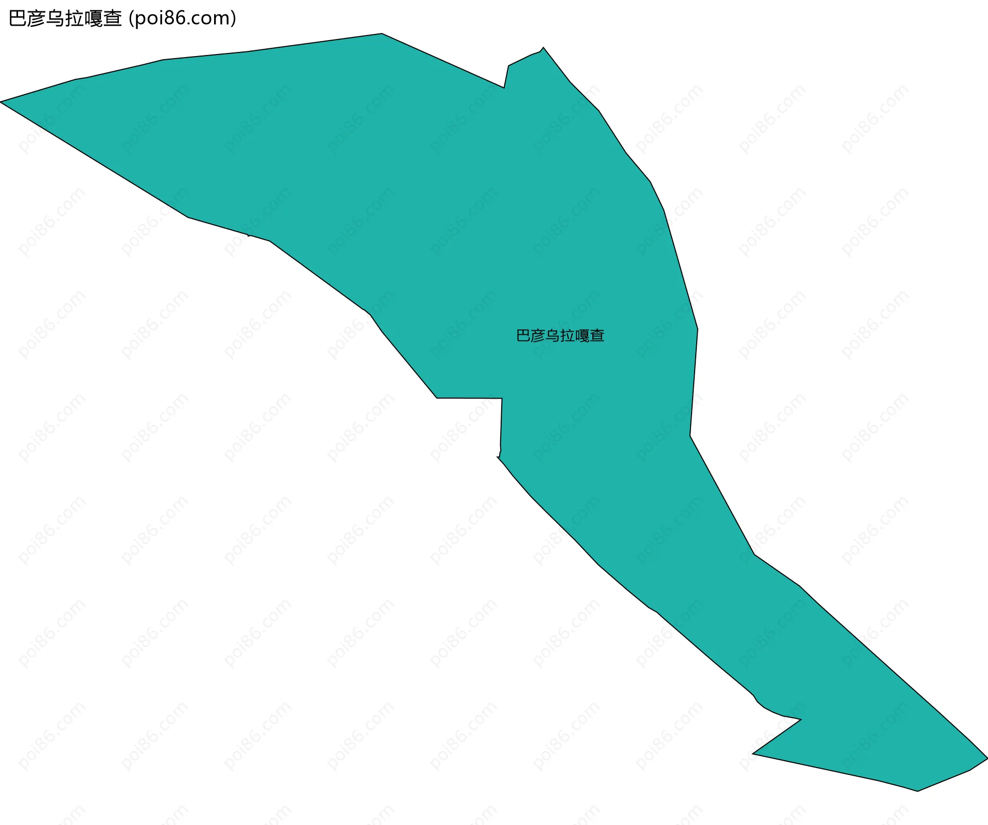 巴彦乌拉嘎查边界地图