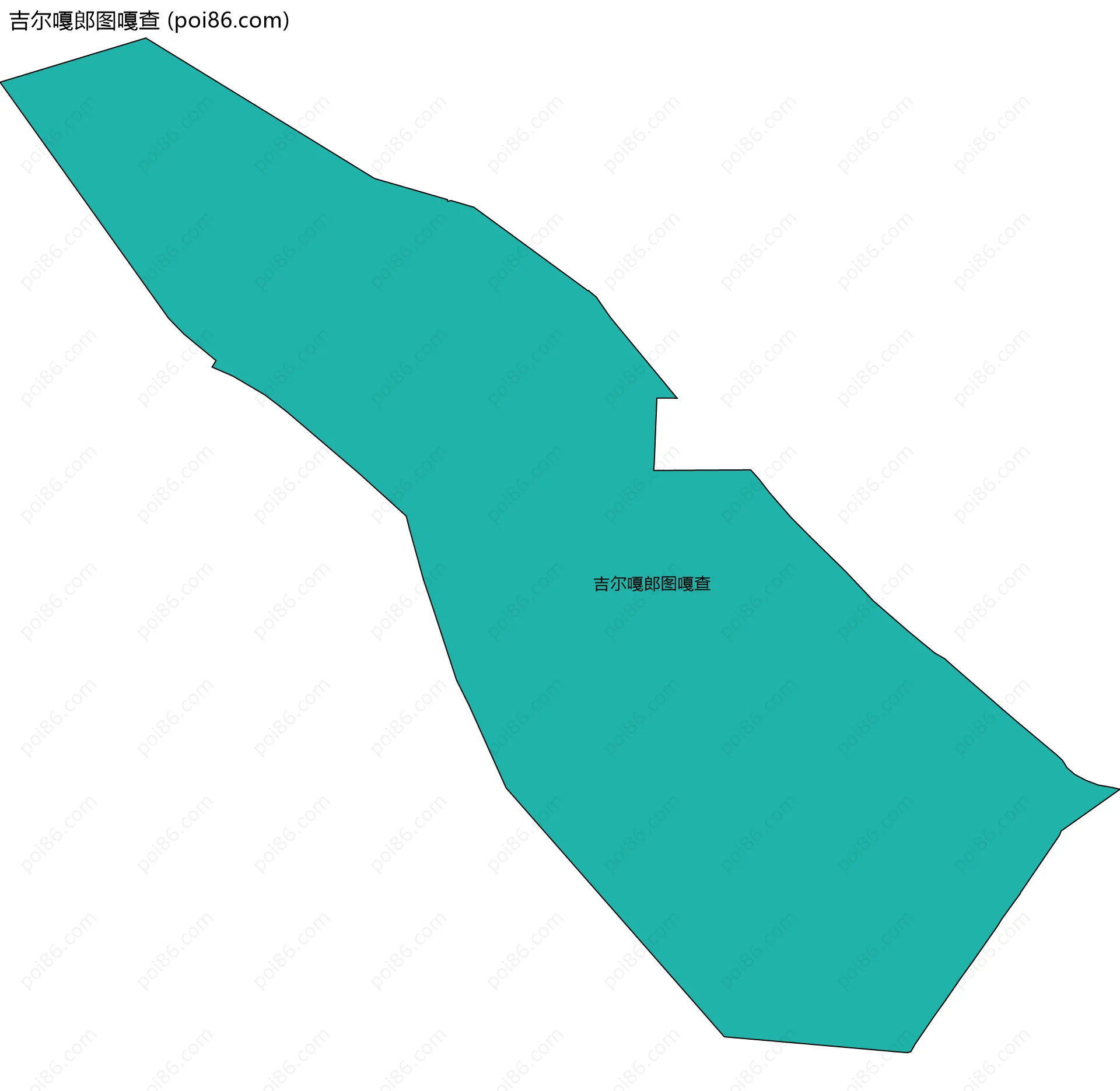 吉尔嘎郎图嘎查边界地图
