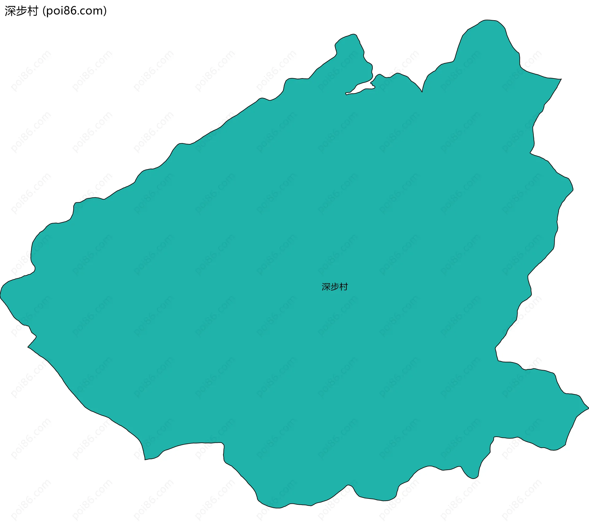 深步村边界地图