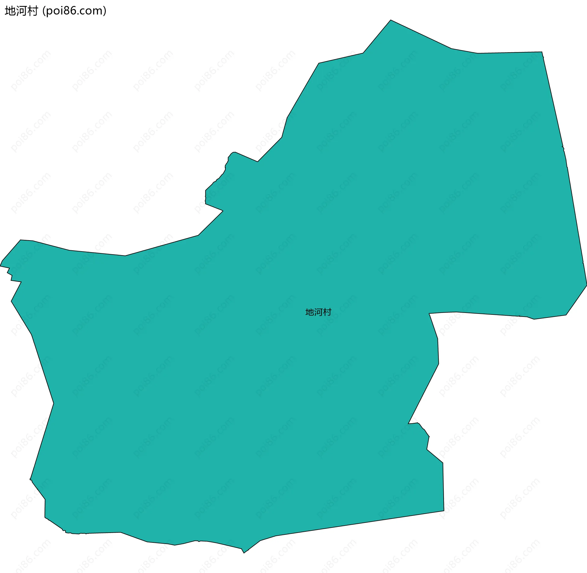 地河村边界地图