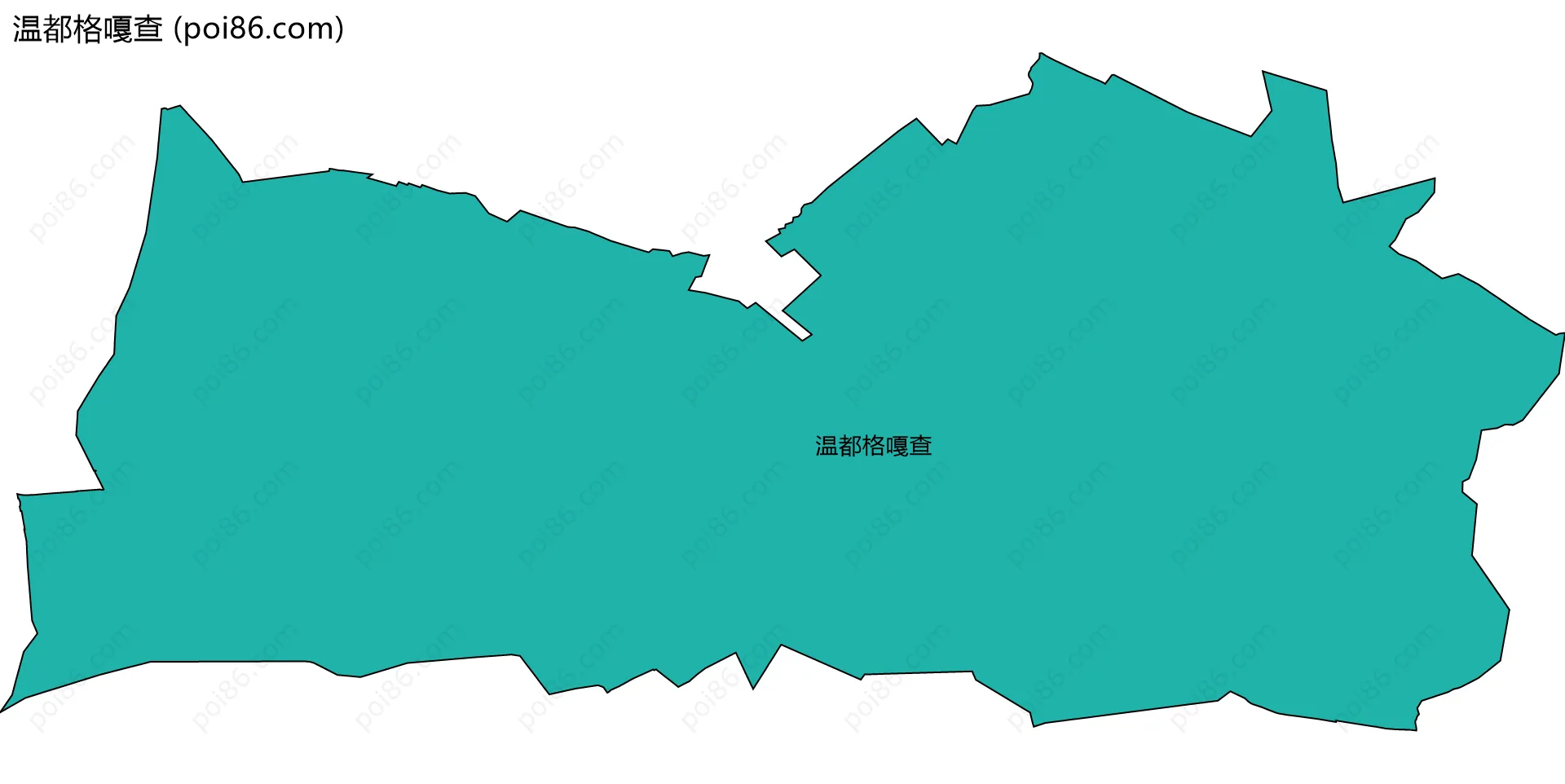温都格嘎查边界地图