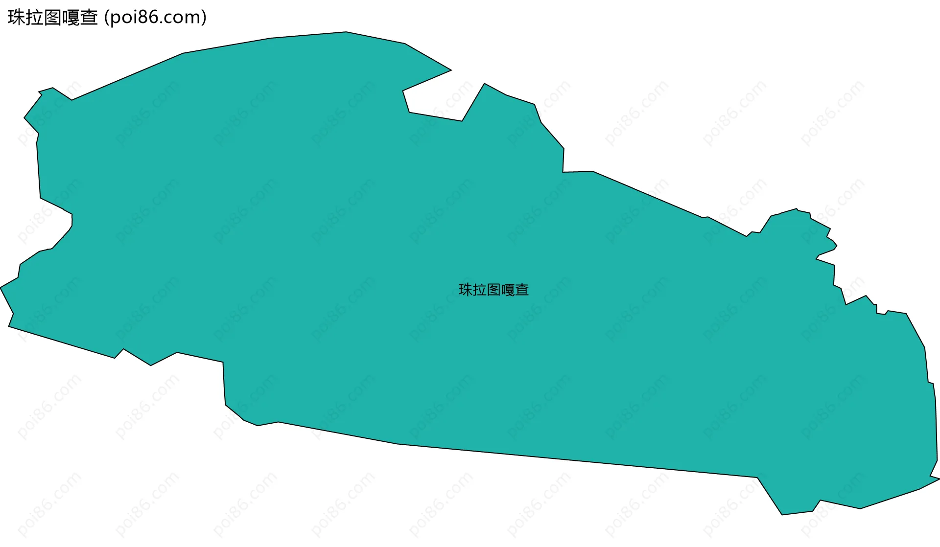珠拉图嘎查边界地图