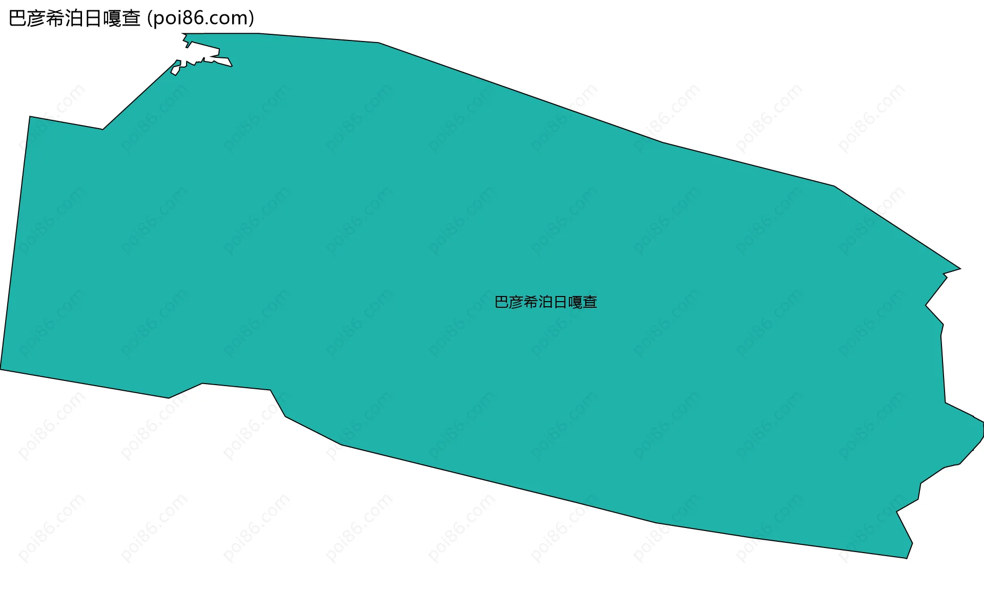巴彦希泊日嘎查边界地图