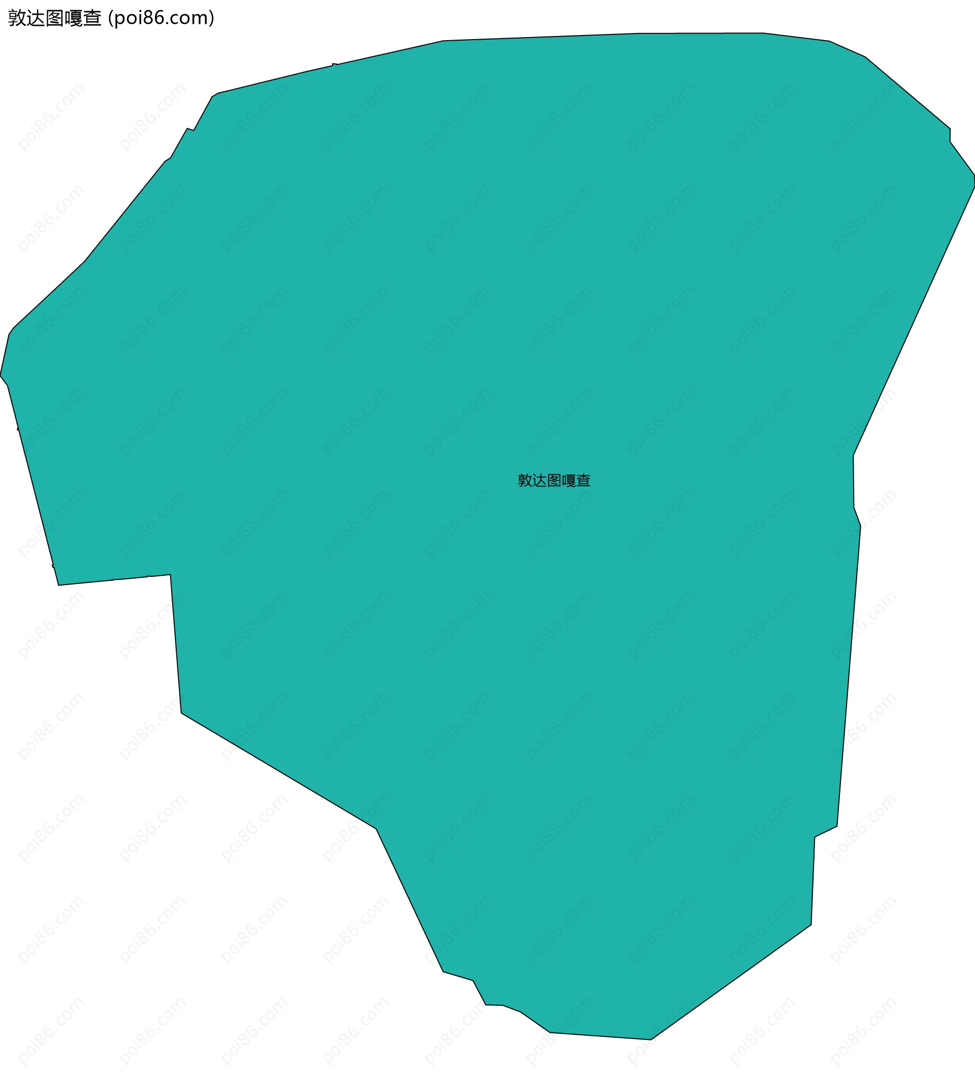 敦达图嘎查边界地图