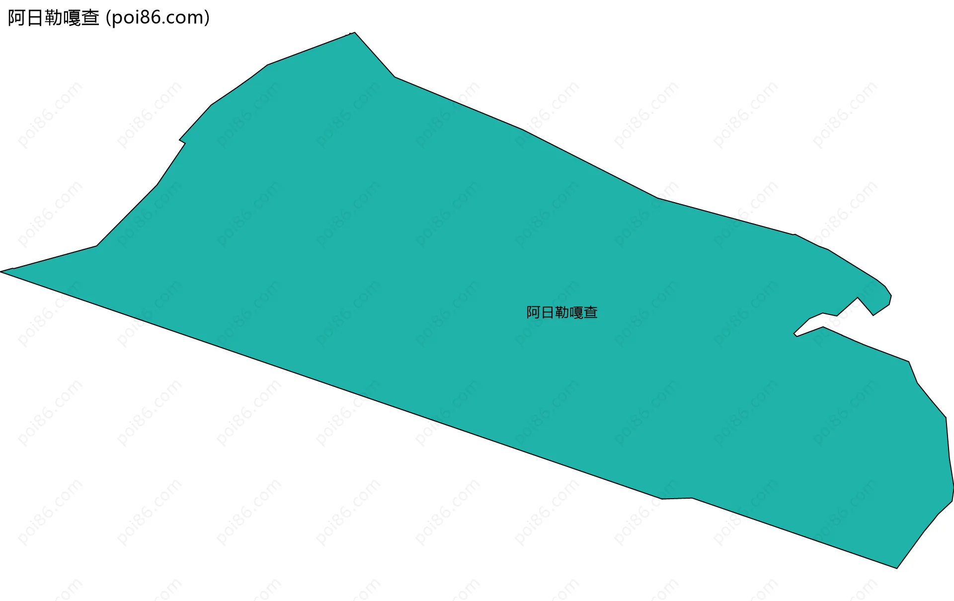 阿日勒嘎查边界地图