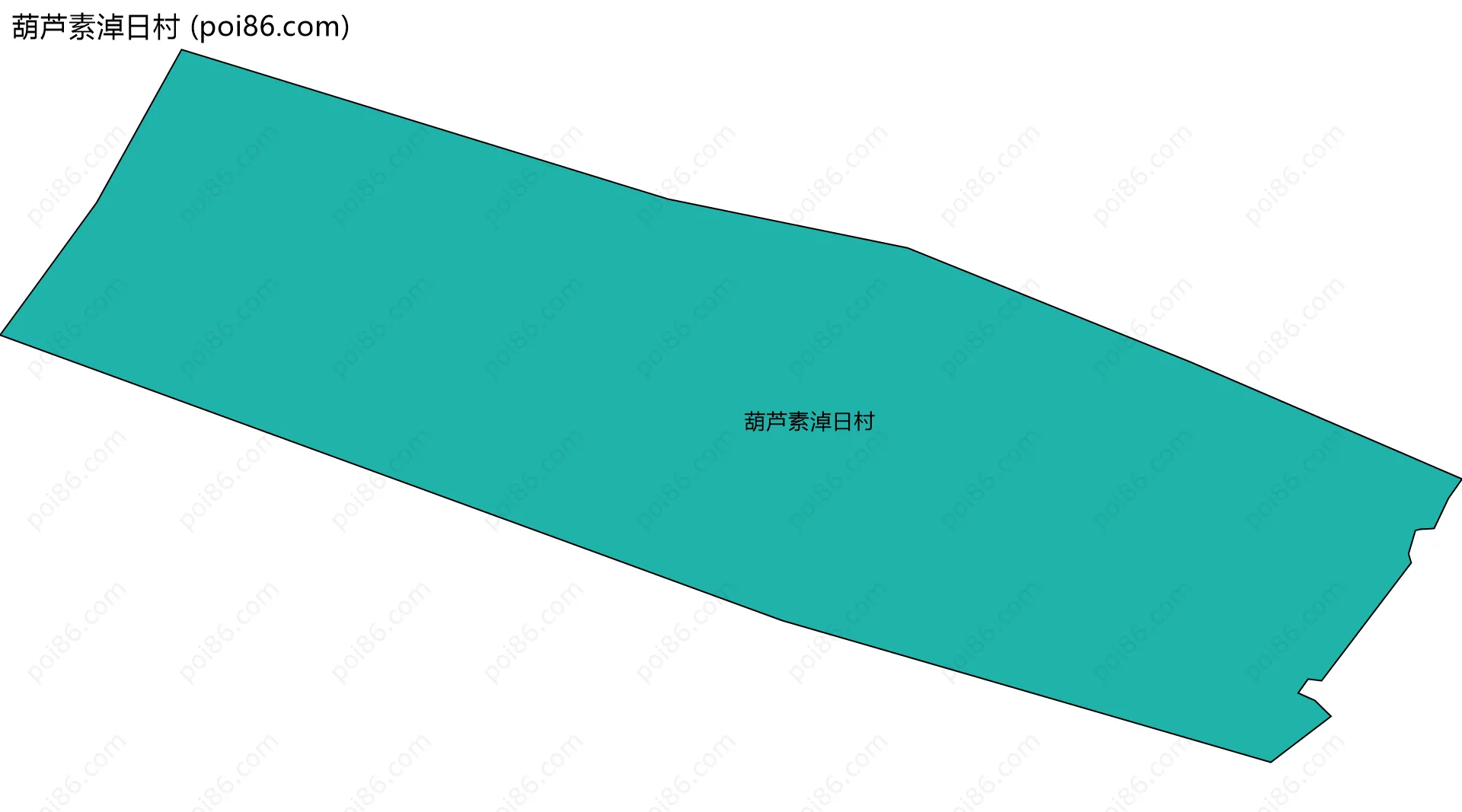 葫芦素淖日村边界地图