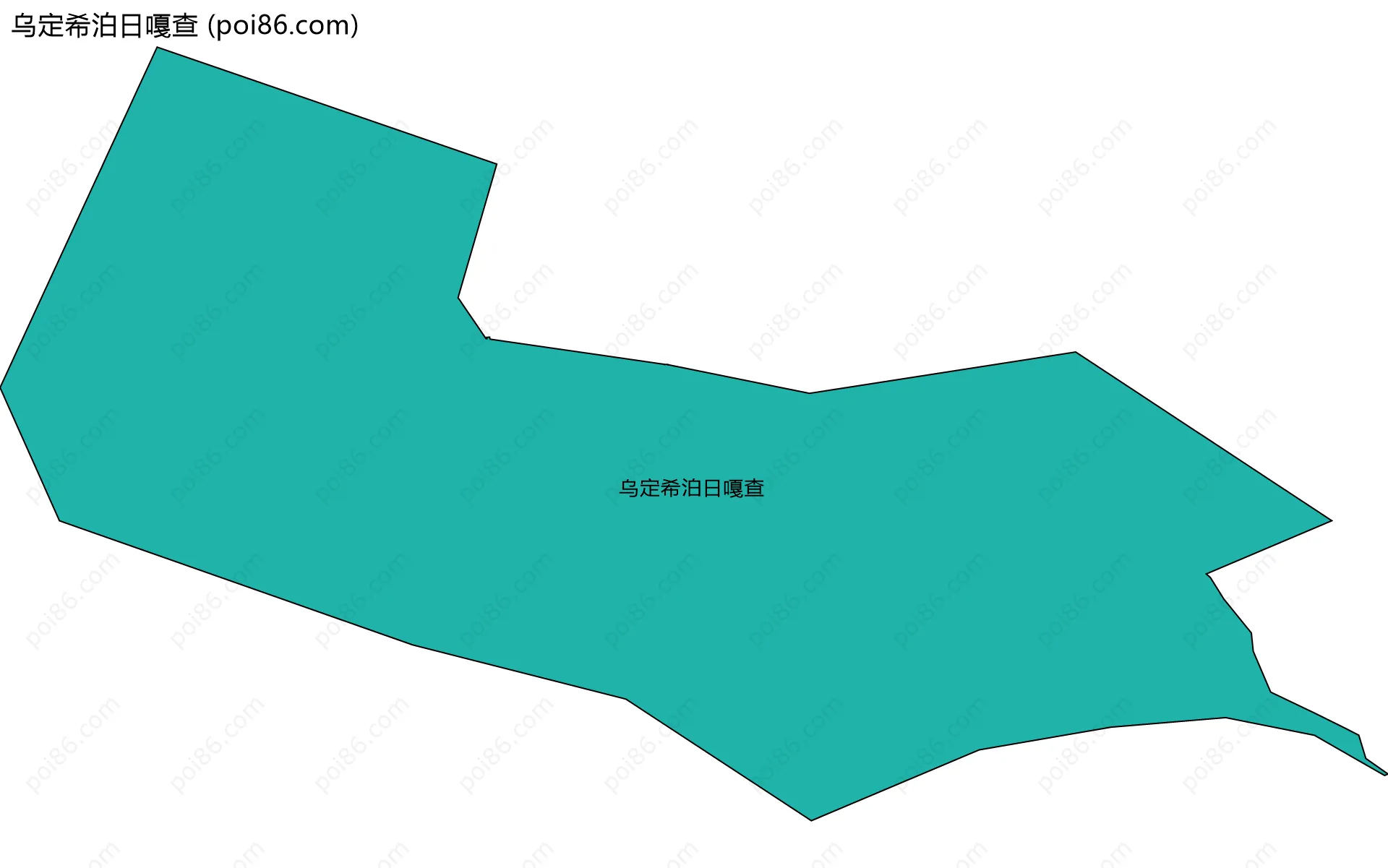 乌定希泊日嘎查边界地图