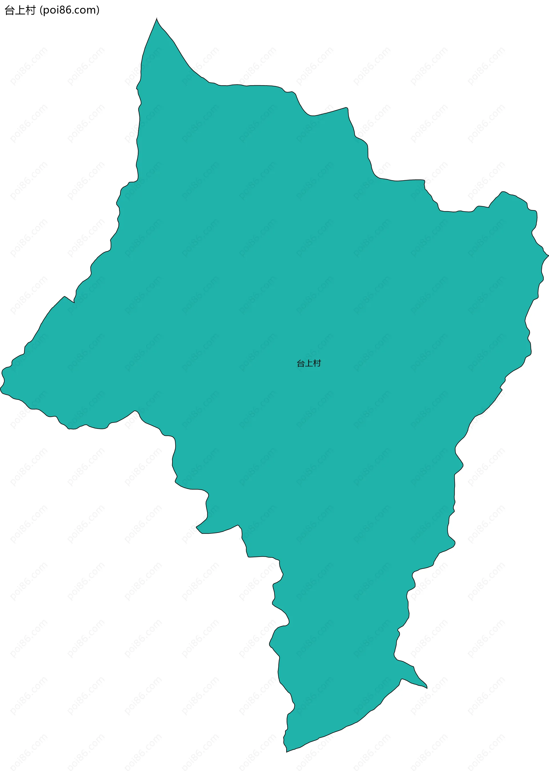 台上村边界地图