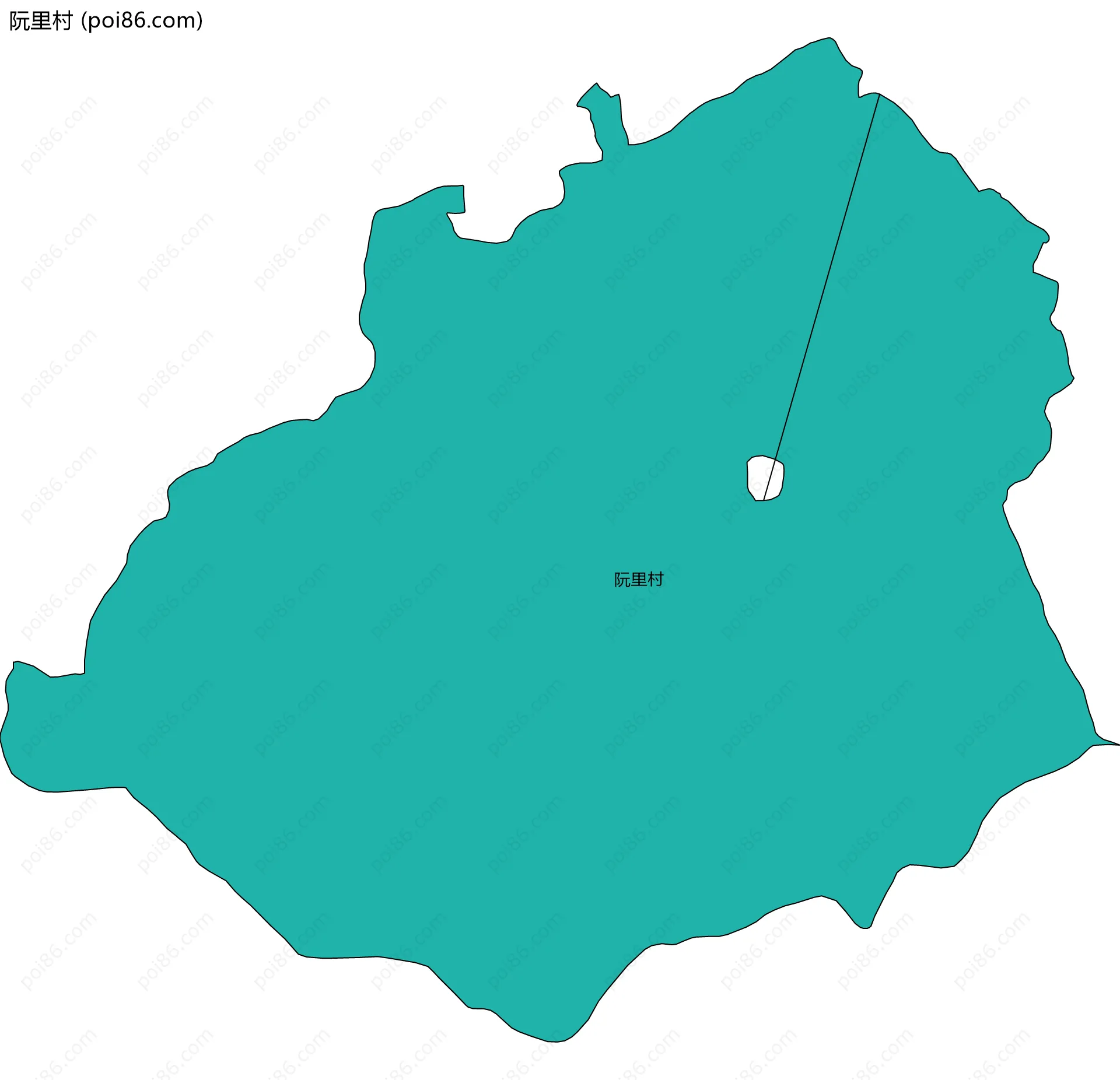 阮里村边界地图