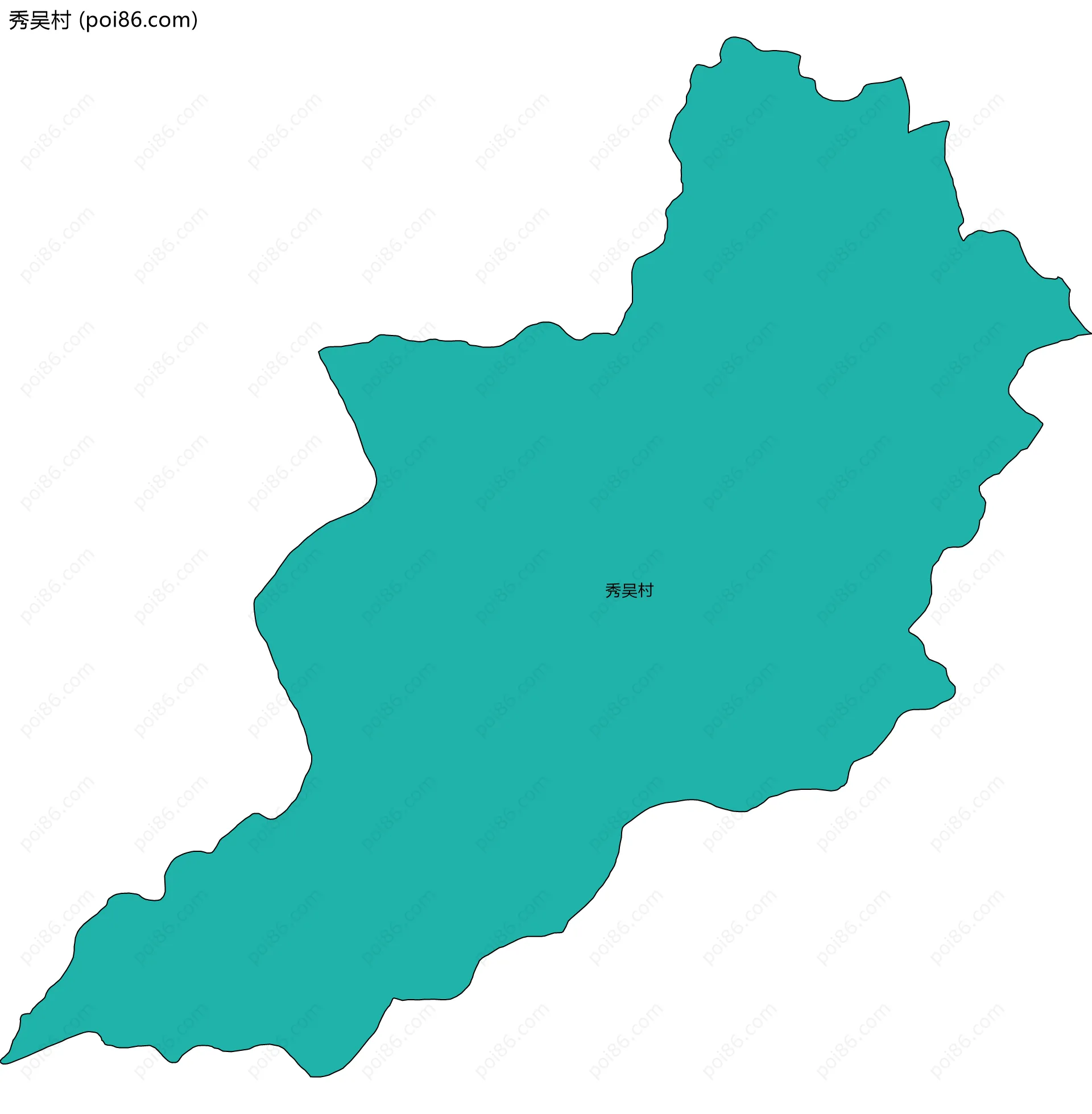 秀吴村边界地图