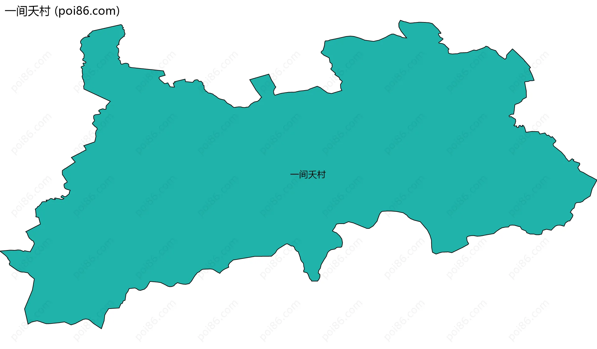 一间夭村边界地图