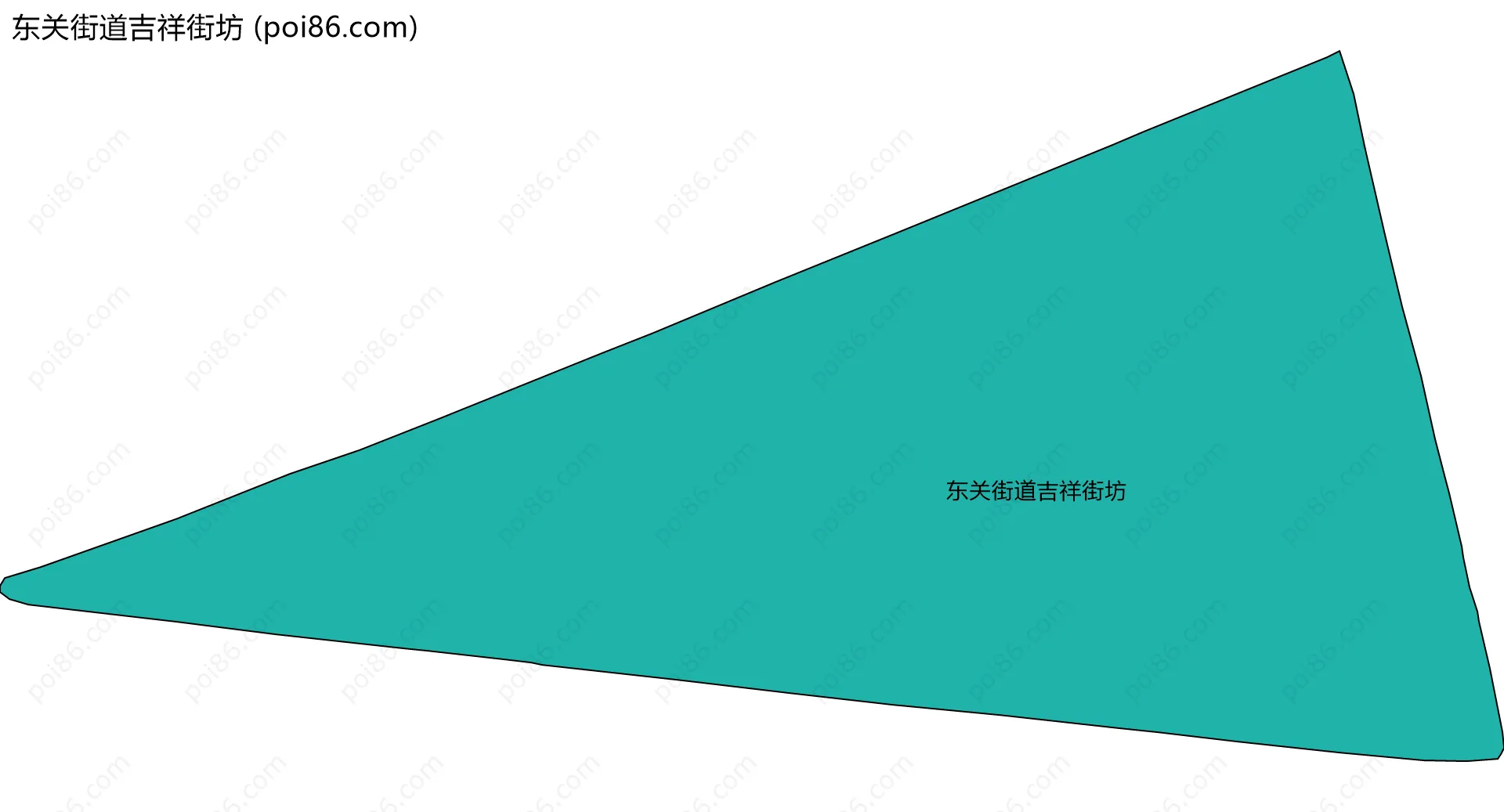 东关街道吉祥街坊边界地图