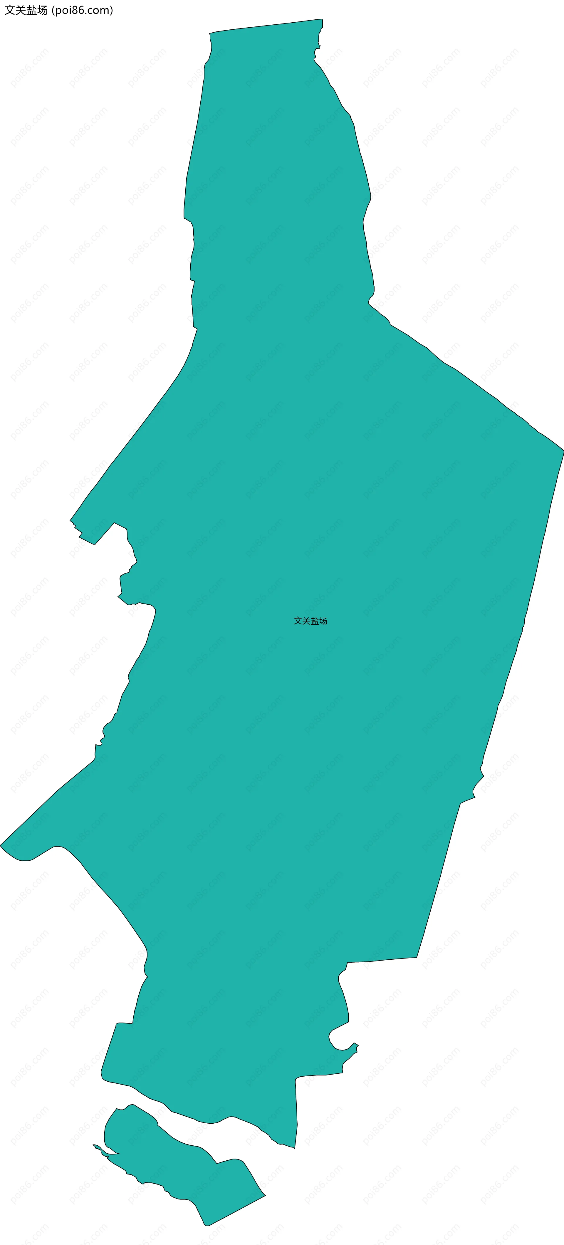 文关盐场边界地图